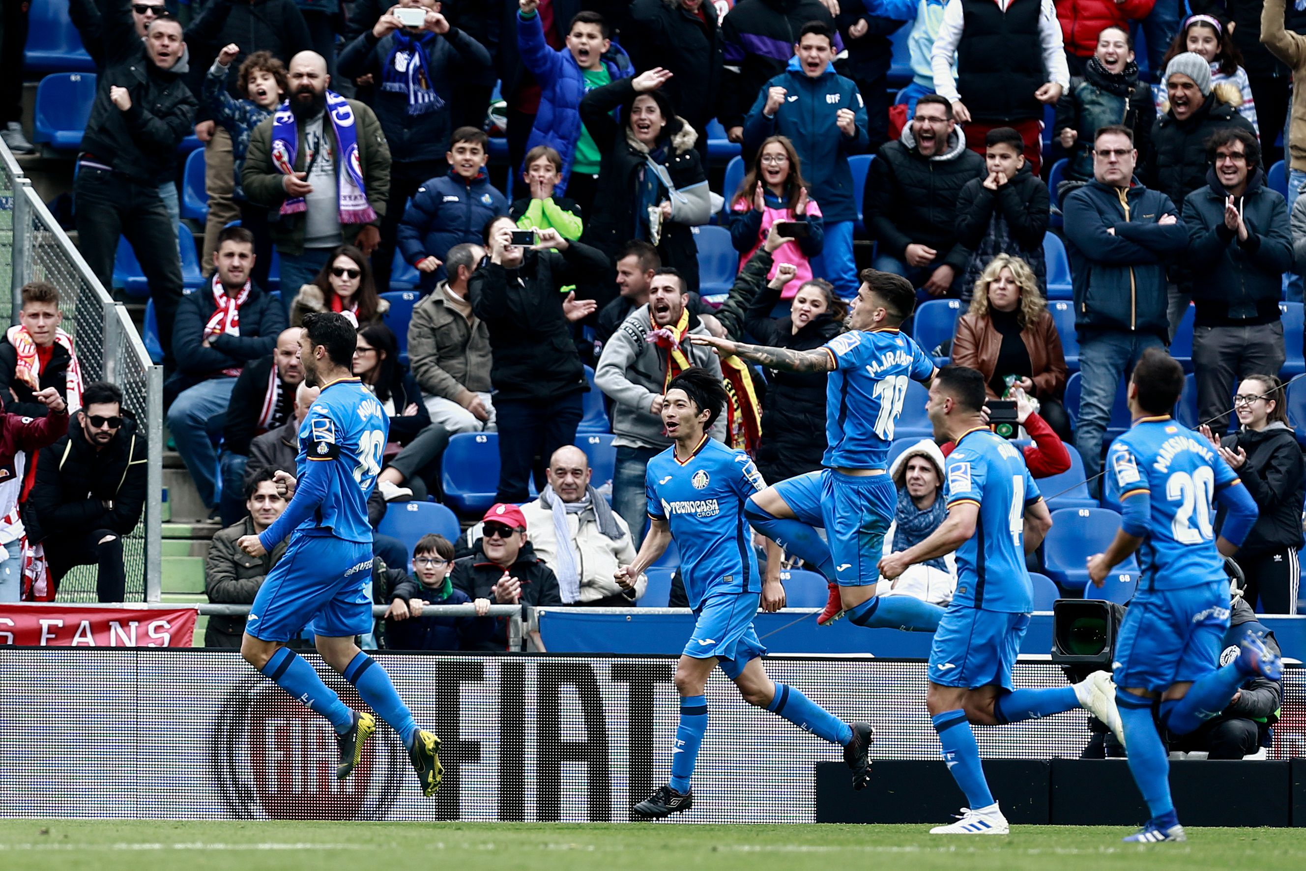 Getafe, impresiona en la Liga Española. (Foto Prensa Libre: AFP)