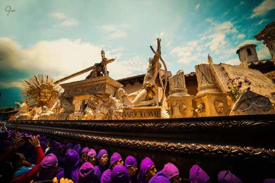 La procesión ingresará aproximadamente a las 2 de la mañana del lunes, indicaron las personas de la Hermandad. Foto Prensa Libre: Gonzalo Coronado