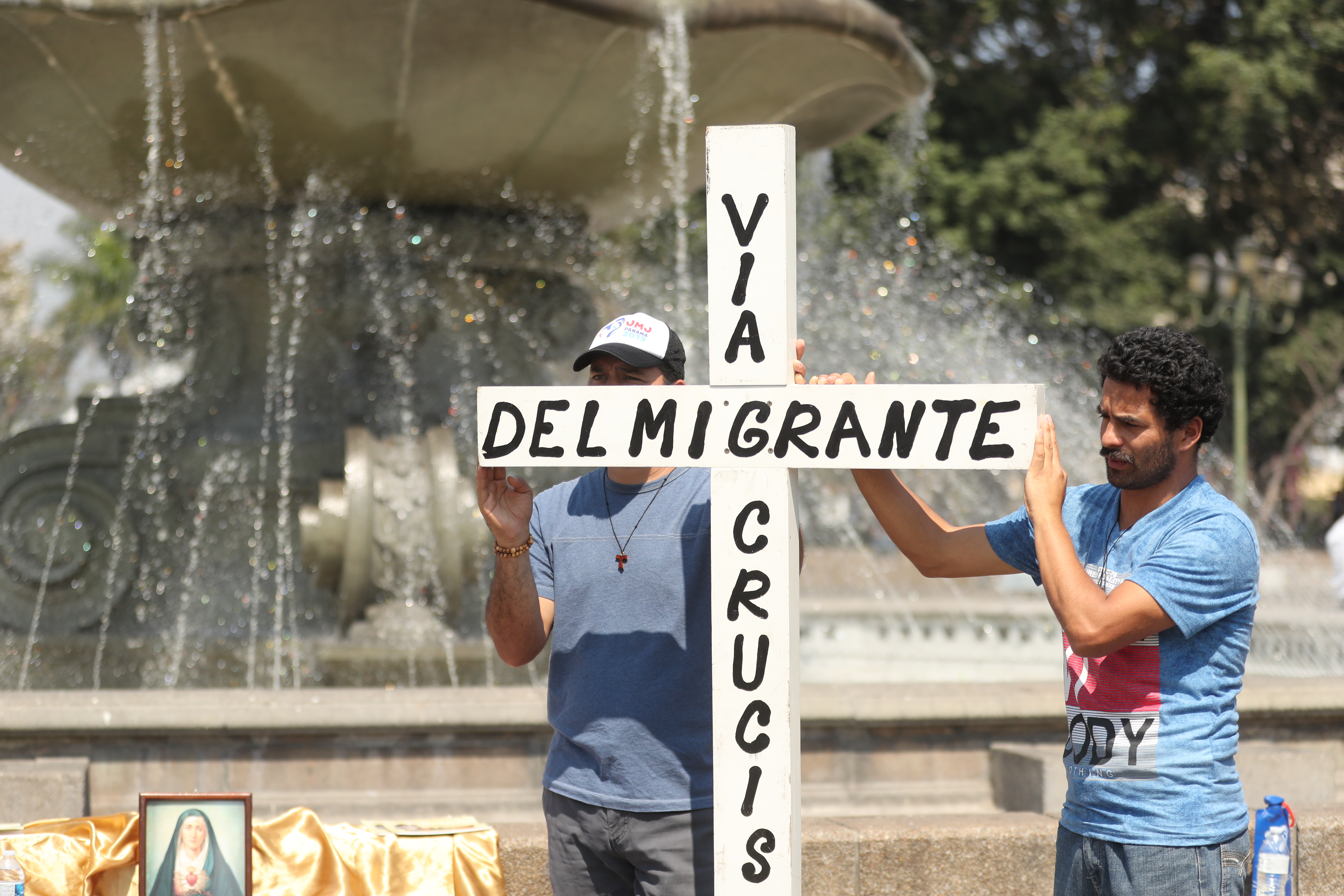 Viacrucis del Migrante en Guatemala.