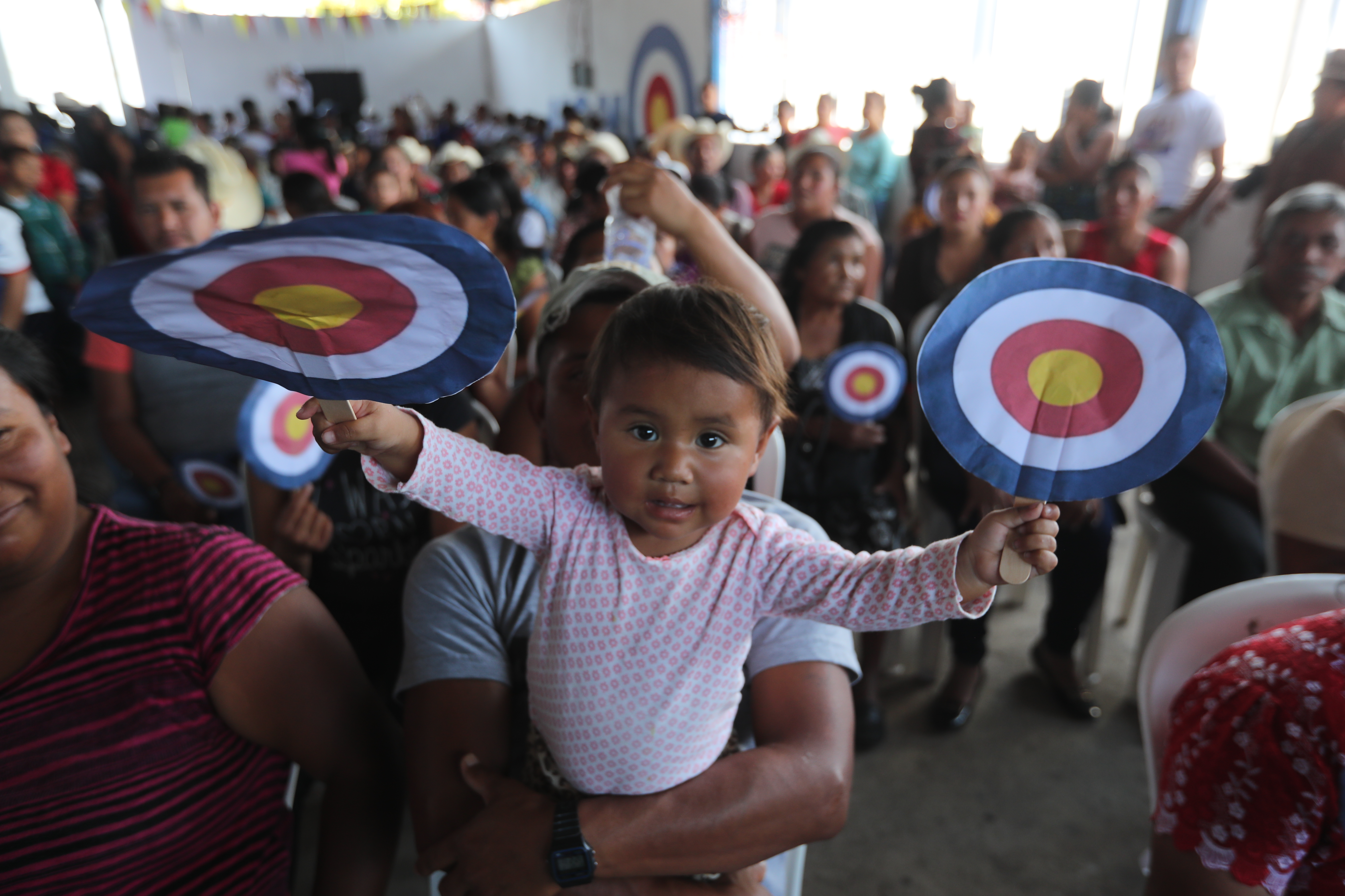 Actividad del pasado fin de semana en la cual las bases del partido en Jalapa mostraron un tímido apoyo a Mario Estrada. (Foto Prensa Libre: Hemeroteca PL)