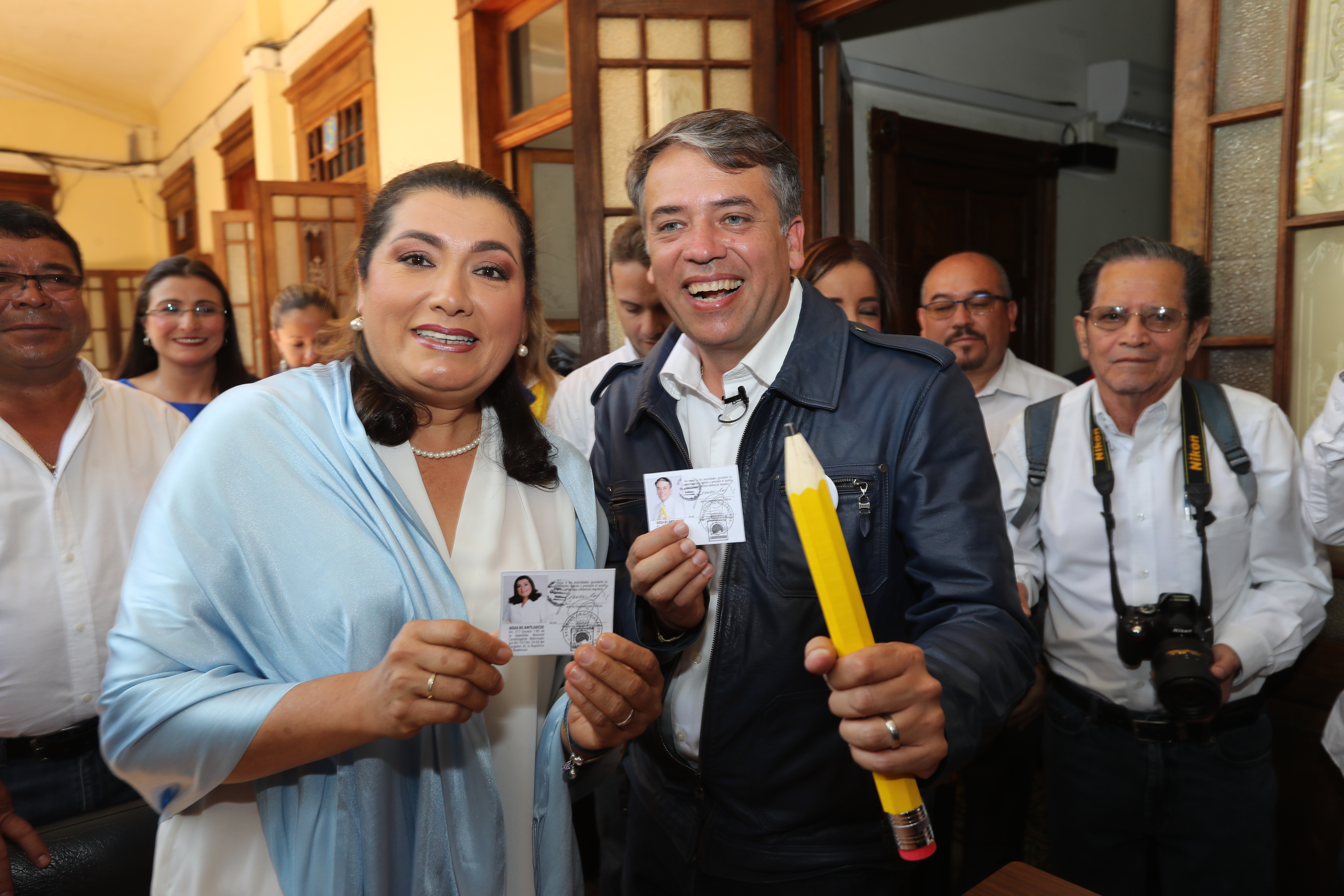 Edwin Escobar, presidenciable del partido Prosperidad Ciudadana, continúa con su campaña presidencial. (Foto Prensa Libre: Cortesía)