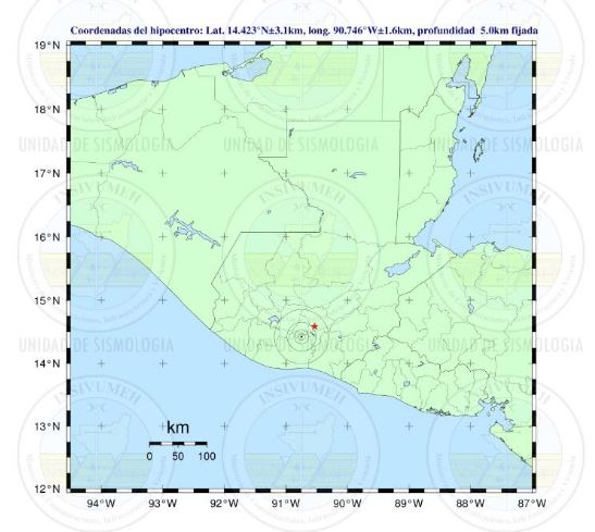 El epicentro se registró en cercanías a Antigua Guatemala. (Foto: Insivumeh)