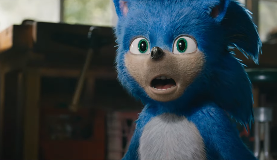 Sonic, el erizo, en 2019 y en su primera película live-action (Foto Prensa Libre: Paramount Pictures).