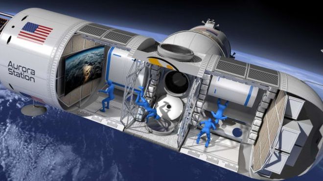 La la estación espacial Aurora será el primer hotel espacial del mundo. ORION SPAN