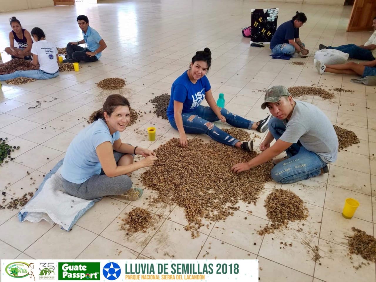 Los conservacionistas esperan reunir al menos 300 libras de bombas de semilla. (Foto Prensa Libre: Cortesía Hansel Guerra)