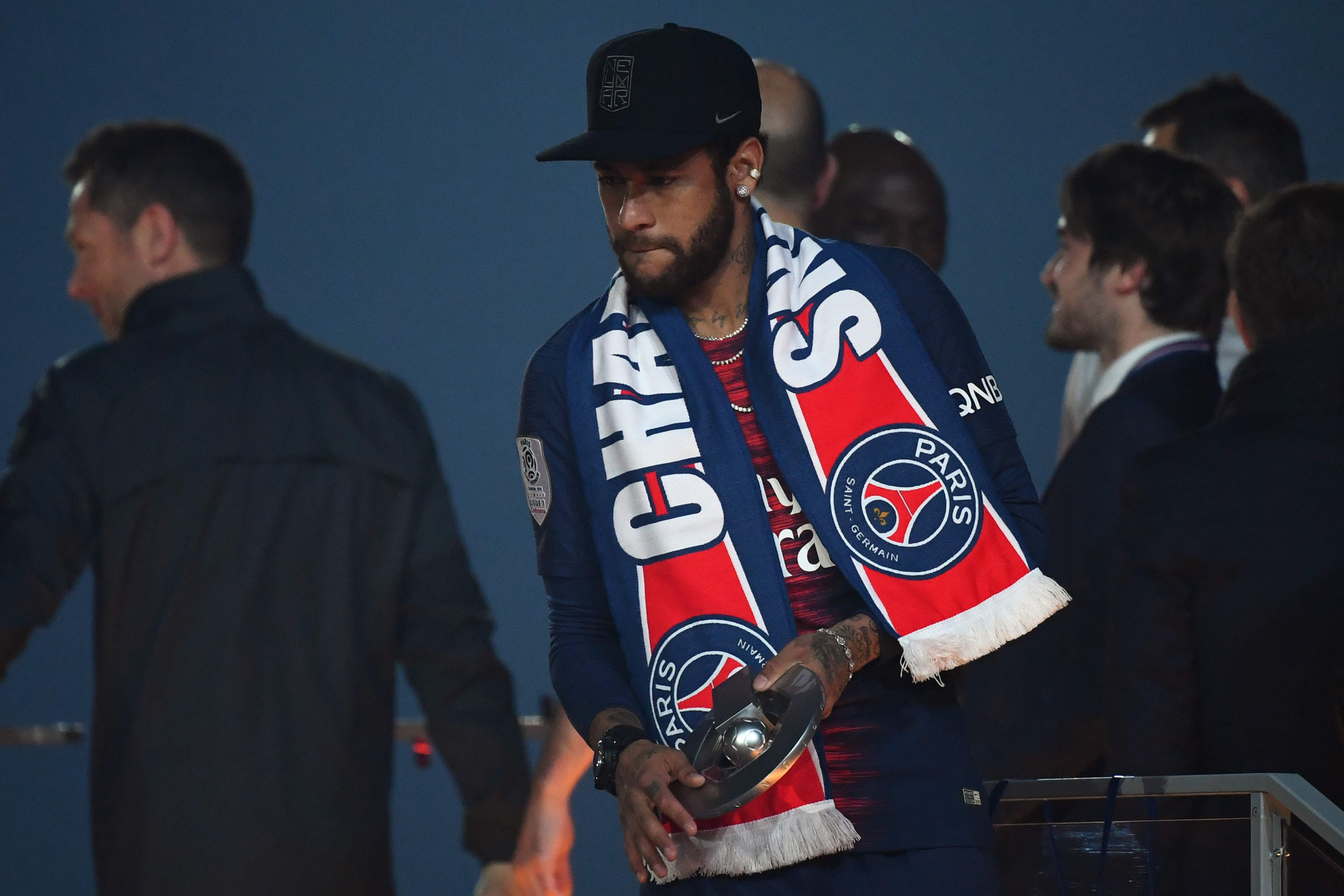 Neymar, jugador del París Saint-Germain. (Foto Prensa Libre: AFP)