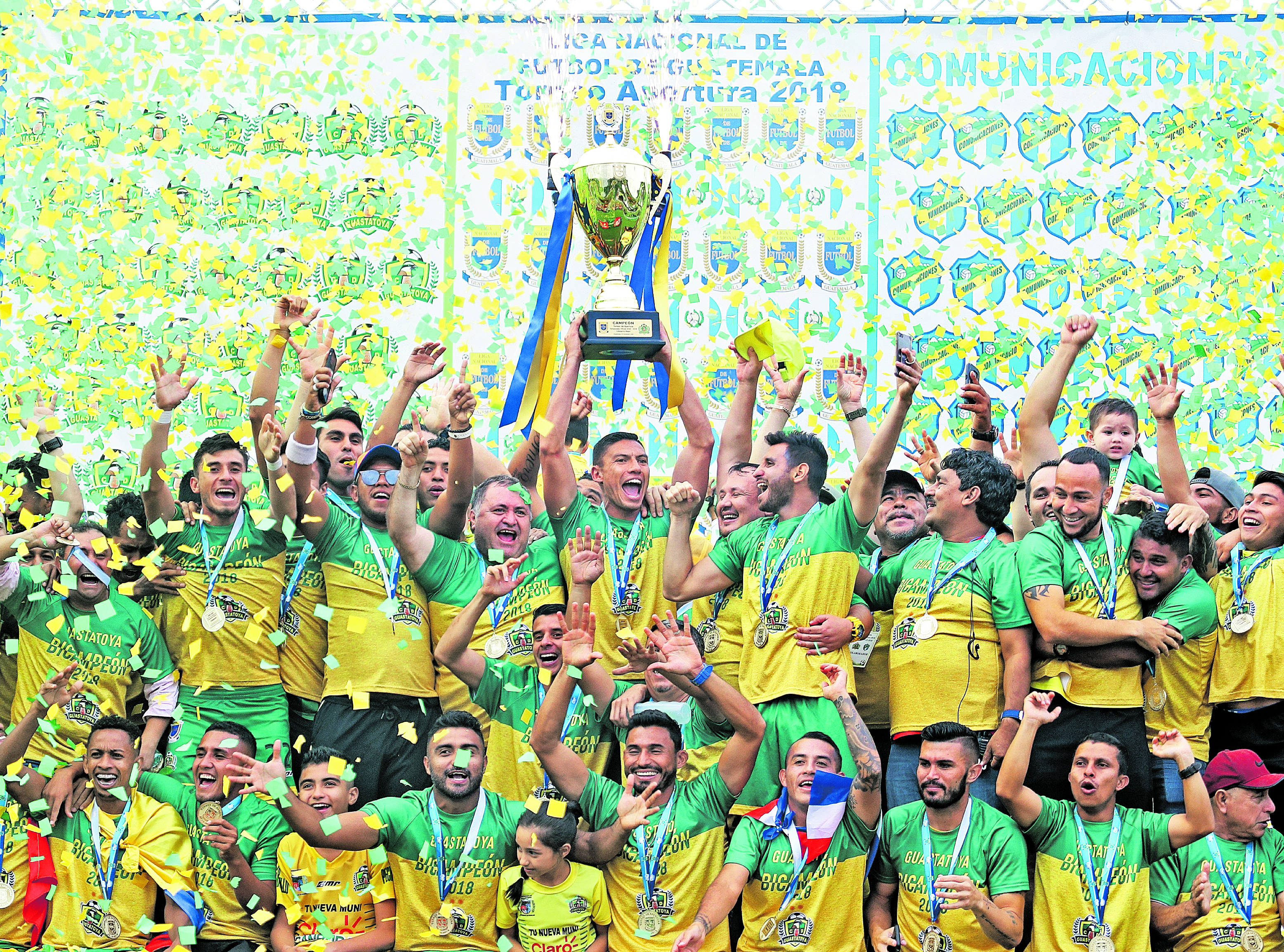 Por ser el campeón de la temporada 2018-2019 mejor ubicado en la tabla acumulada, Guastatoya clasificó de forma directa a los octavos de final de la Liga Concacaf 2019. El próximo jueves conocerá a su rival, en el sorteo que se hará en el país (Foto Prensa Libre: Hemeroteca PL)