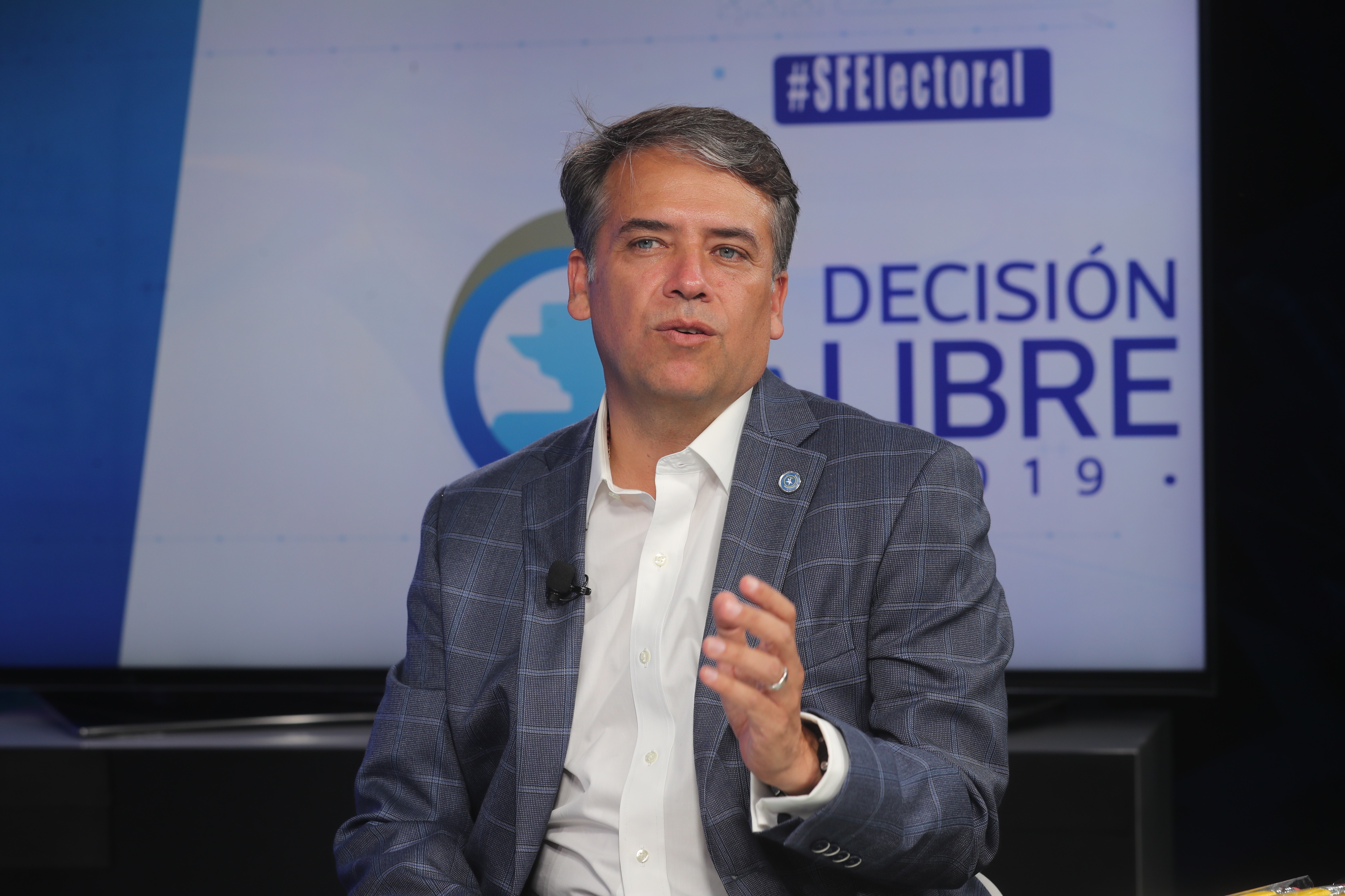 Edwin  Escobar, de Prosperidad Ciudadana. (Foto Prensa Libre: Erick Ávila)