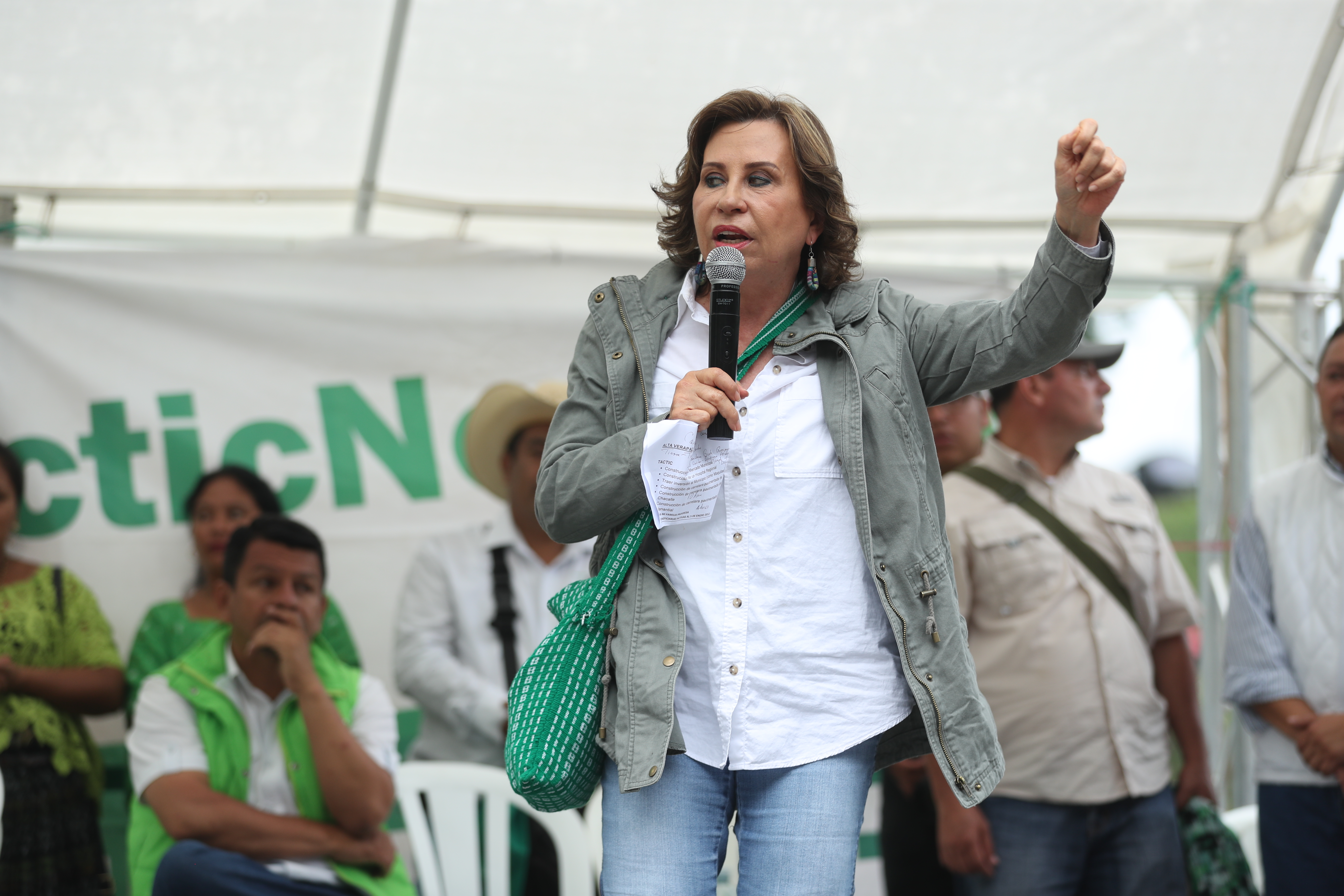 Sandra Torres, aspirante presidencial de la UNE. (Foto Prensa Libre: Hemeroteca PL)