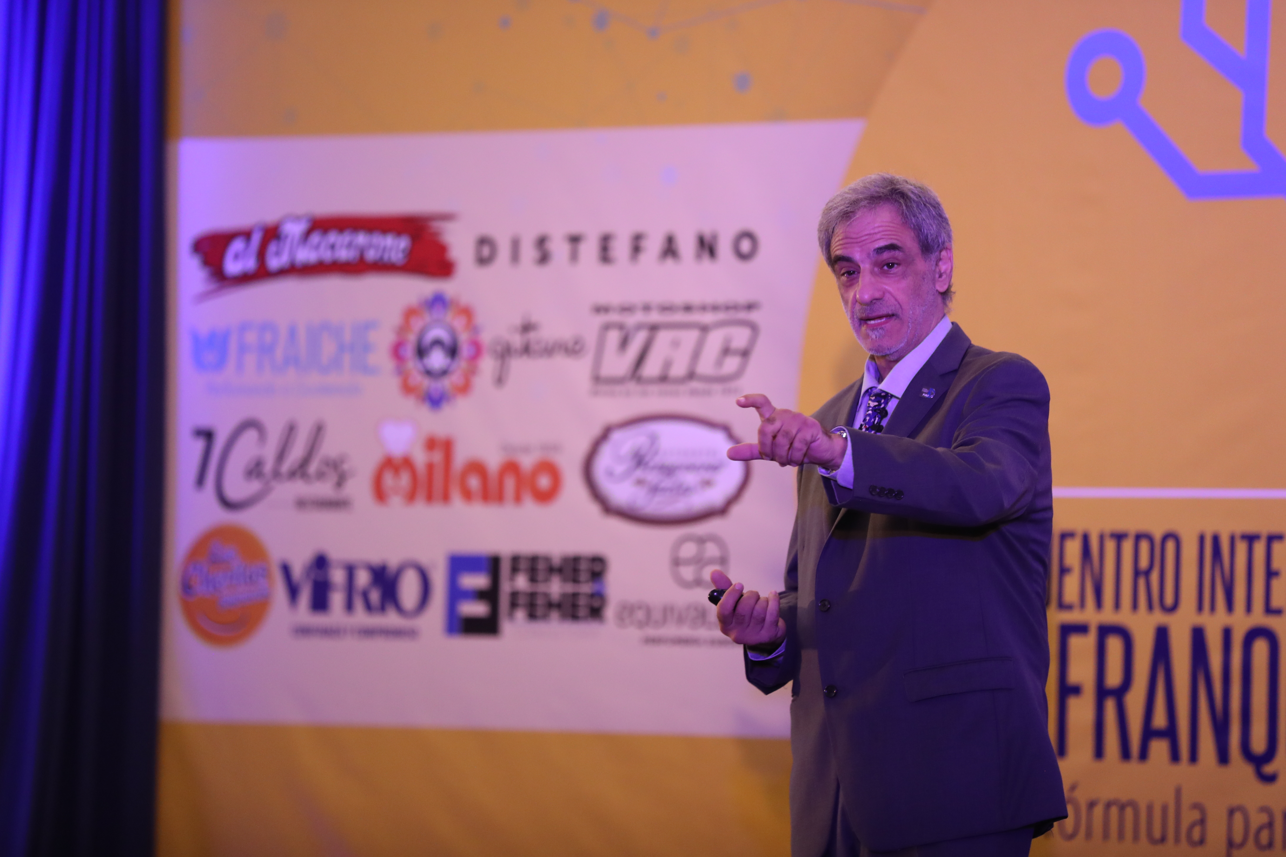 Lucas Secade, consultor de Desarrollo de Franquicias en Mercadeo Estratégico de Argentina, participó en el Encuentro Internacional de Franquicias. (Foto Prensa Libre: Raúl Juárez)