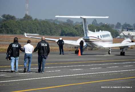 Walter Overdick durante su extradición en el 2012. (Foto Prensa Libre: Hemeroteca PL)