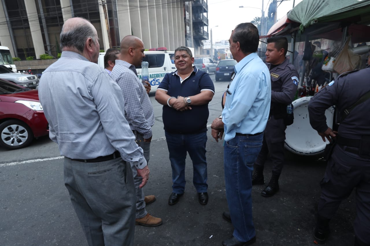 El empresario del transporte Luis Alfonso Gómez González, quien fue directivo de la Asociación de Empresas de Autobuses Urbanos (AEAU). es uno de los procesados. (Foto Prensa Libre: Esbin García)