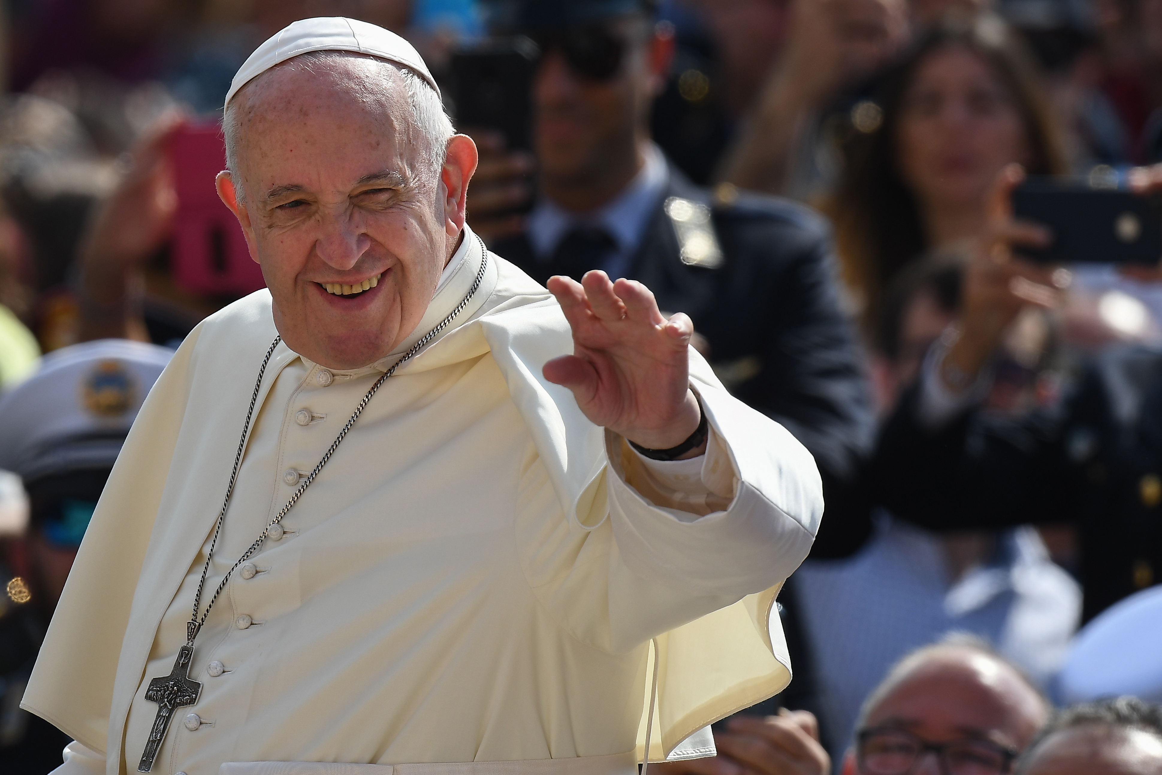 El papa Francisco se ha mostrado como un firme defensor de la vida. (Foto Prensa Libre: AFP) 