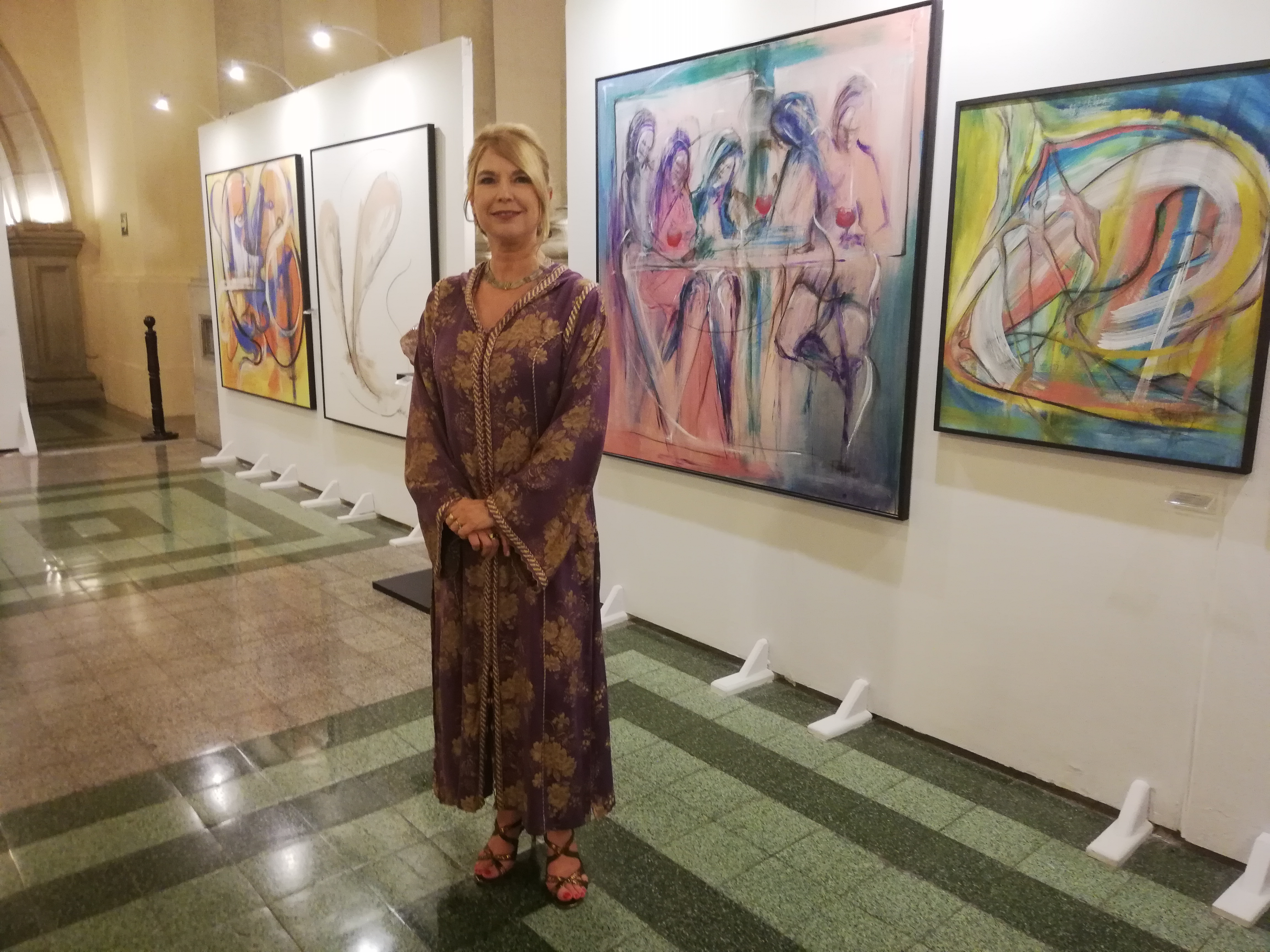 Beverley Rowley ha destacado en exposiciones plásticas individuales y colectivas en Guatemala, Estados Unidos, Canadá, Italia y República Dominicana.  (Foto Prensa Libre: Ingrid Reyes)