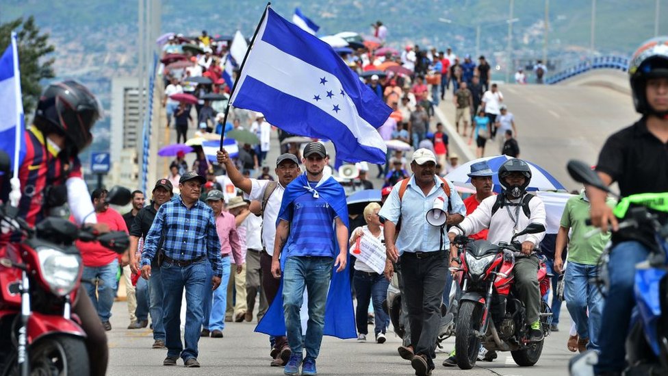 Honduras pasa por una crisis que ha llevado a un paro de servicios sanitarios y educativos. Foto:Getty Images