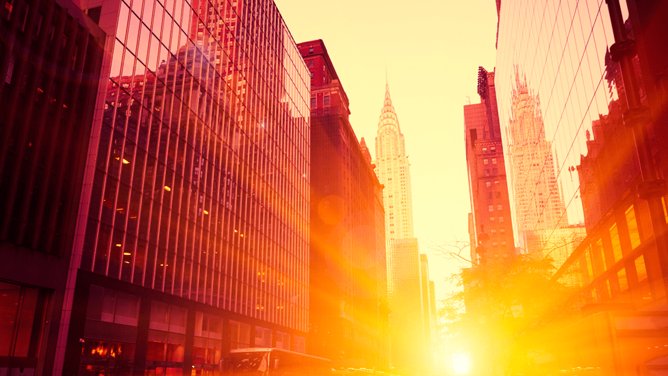 Un estudio de la NASA constató que en los meses de verano la temperatura en Nueva York era en promedio 4 grados centígrados más alta que en los alrededores.