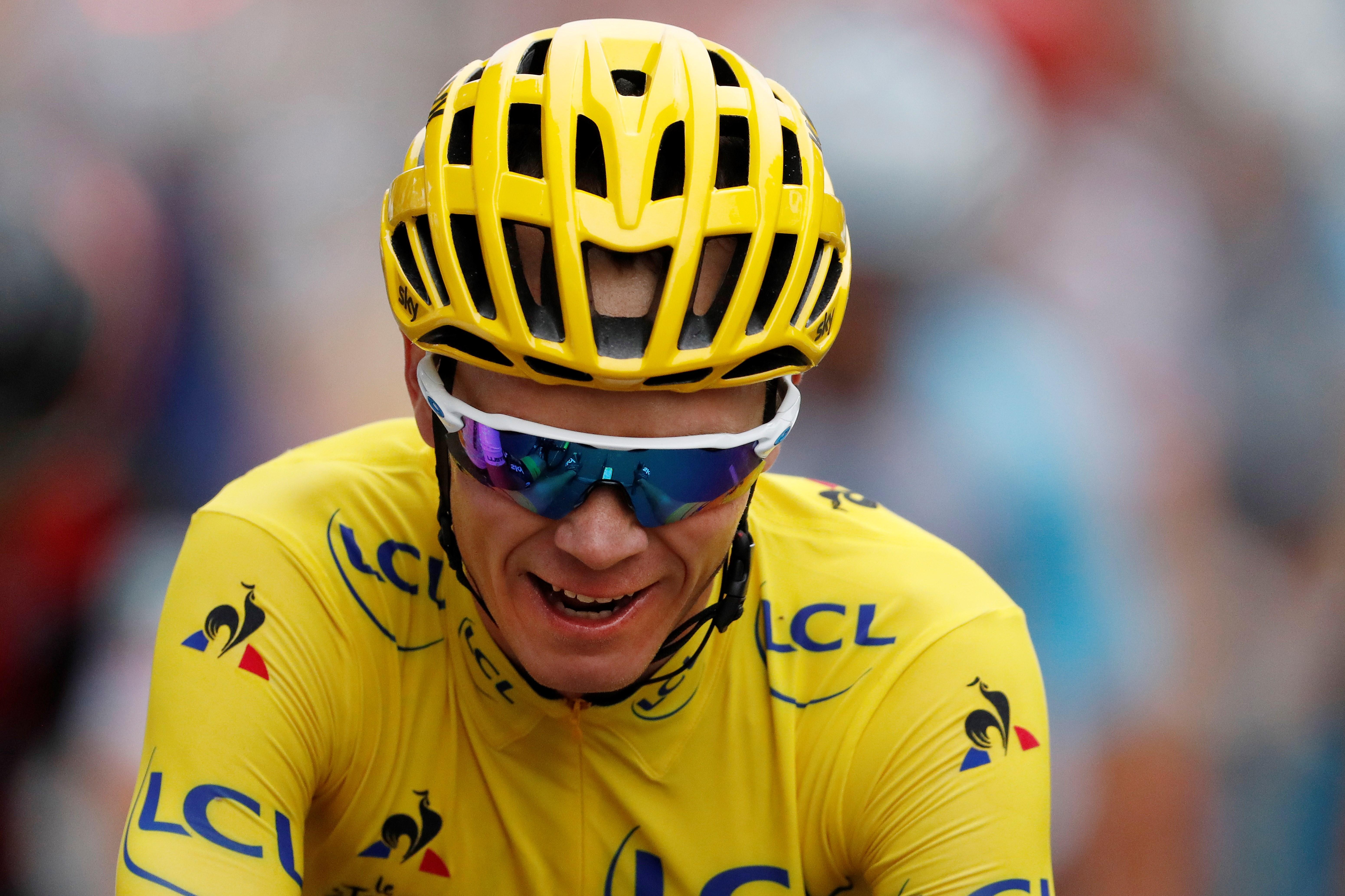 El ciclista británico Christopher Froome es el gran ausente en el Tour de Francia. (Foto Prensa Libre: EFE)