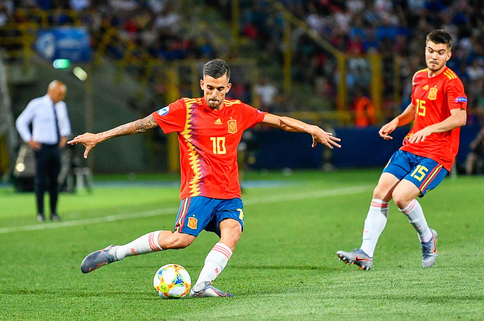 Dani Ceballos, jugador de la selección española sub 21. (Foto Prensa Libre: EFE)