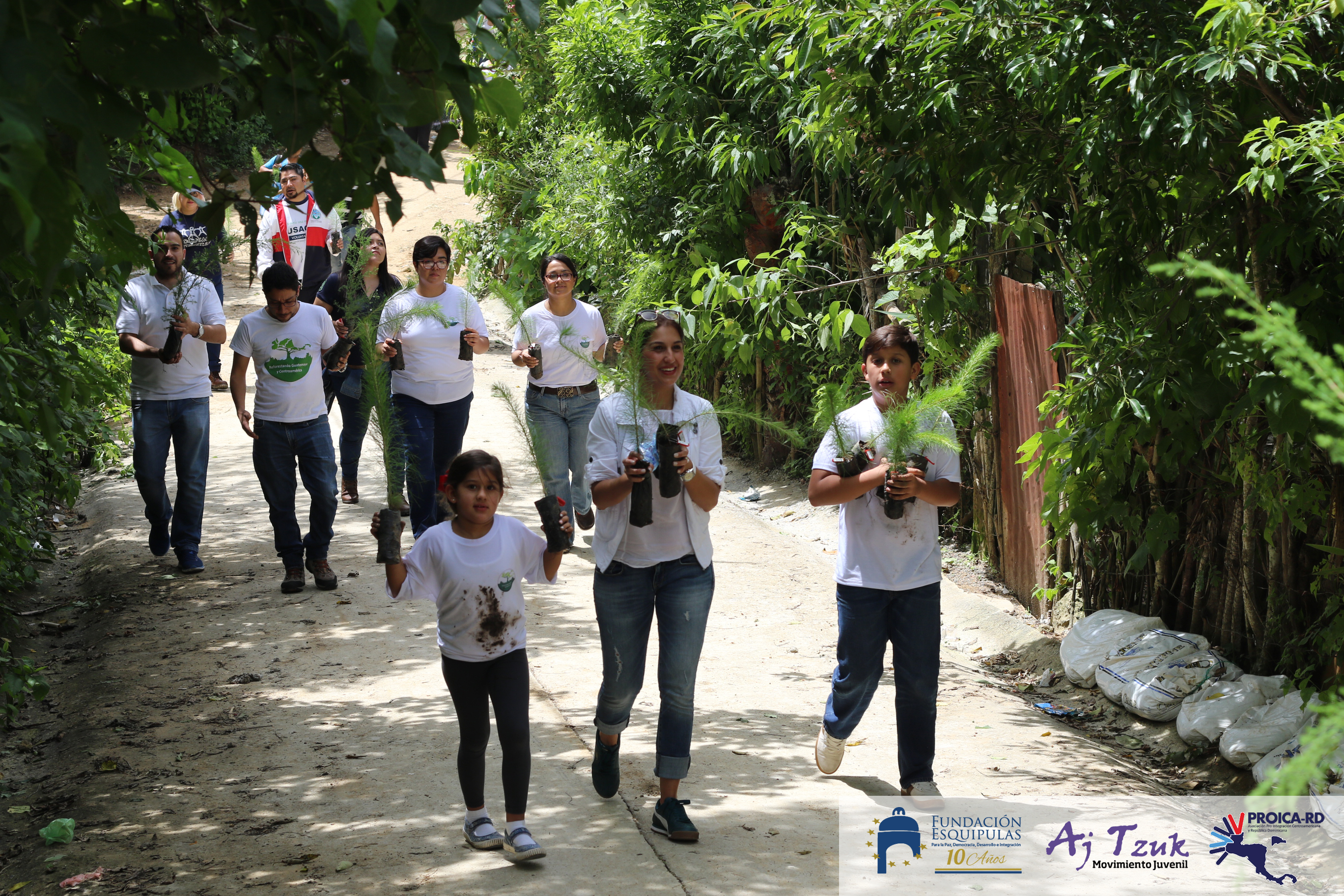 Este año se harán reforestaciones en 14 departamentos de Guatemala. Cortesía Fundación Esquipulas)