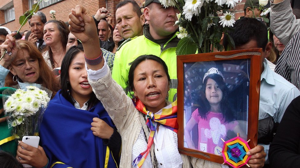 El secuestro, violación y asesinato de Yuliana Samboní, de 7 años, conmocionó a Colombia. Y sigue dando de qué hablar. Foto: EPA