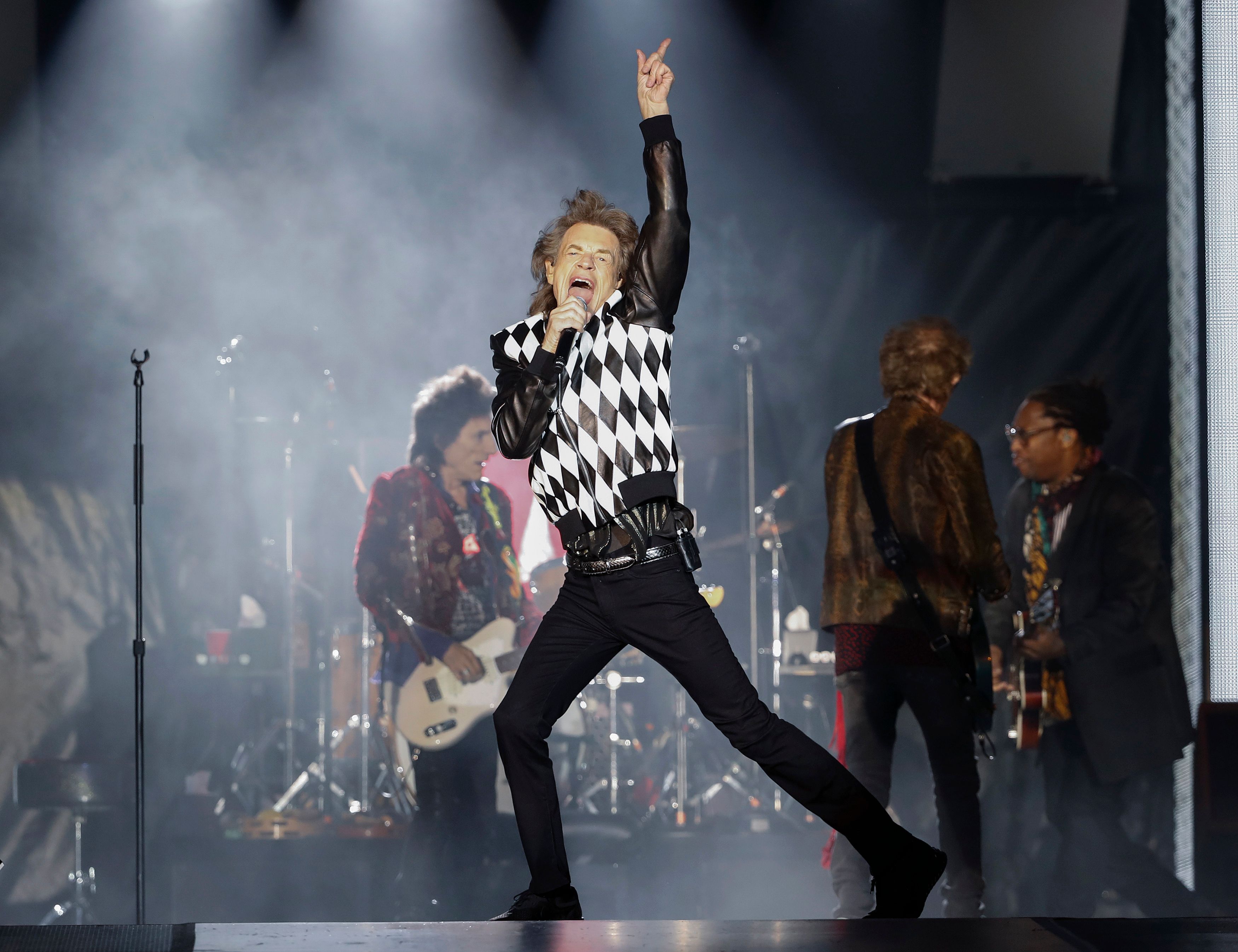 Los Rolling Stones, inició la noche del viernes, en Chicago, su gira por Norteamérica/ AFP)