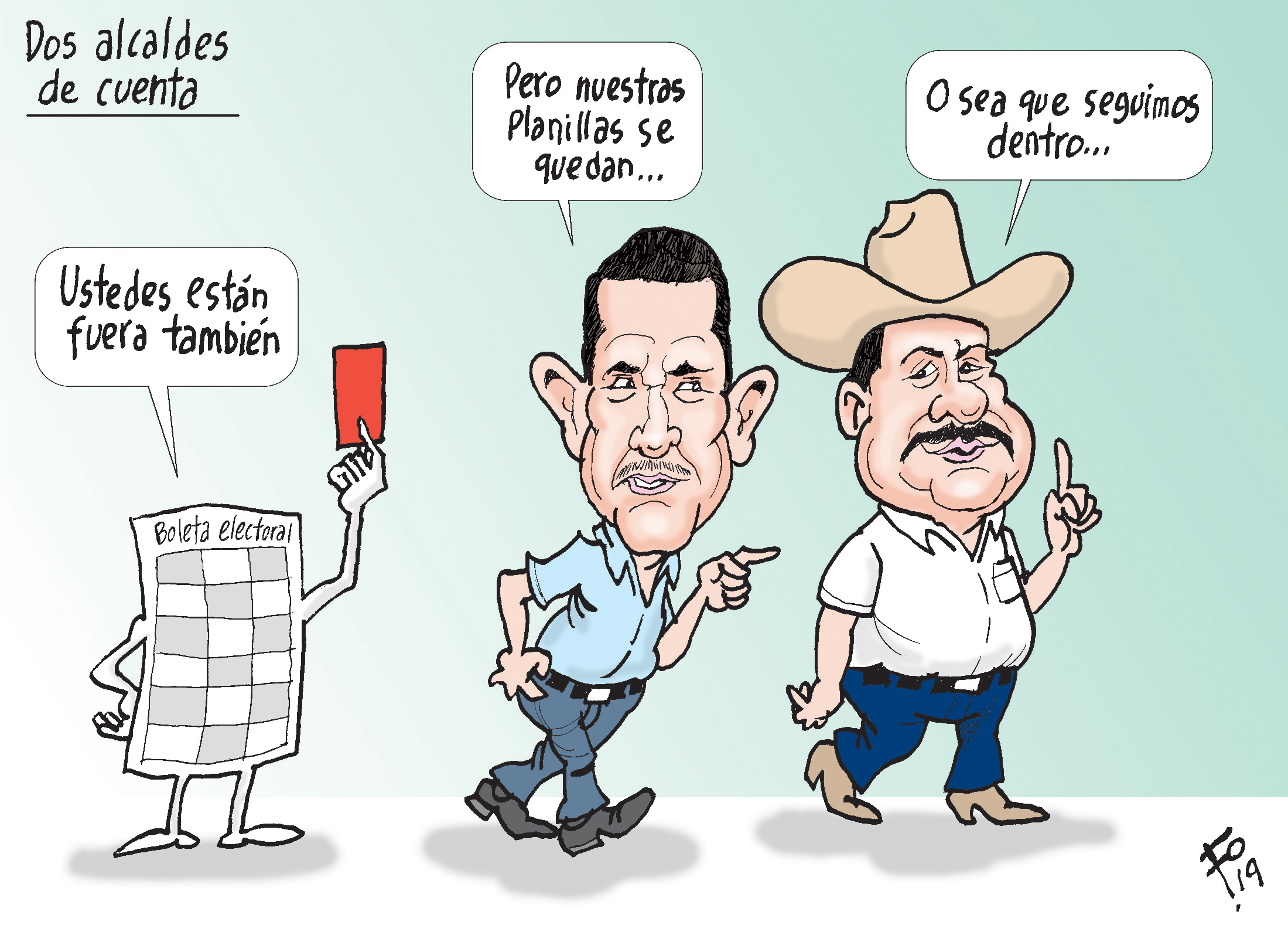 Personajes: Erick Suñiga y Otoniel Lima.