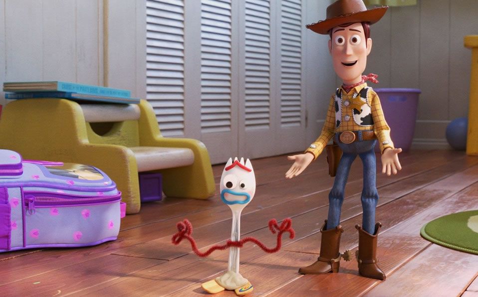 Forky es uno de los nuevos personajes de Toy Story 4. (Foto Prensa Libre: Disney). 