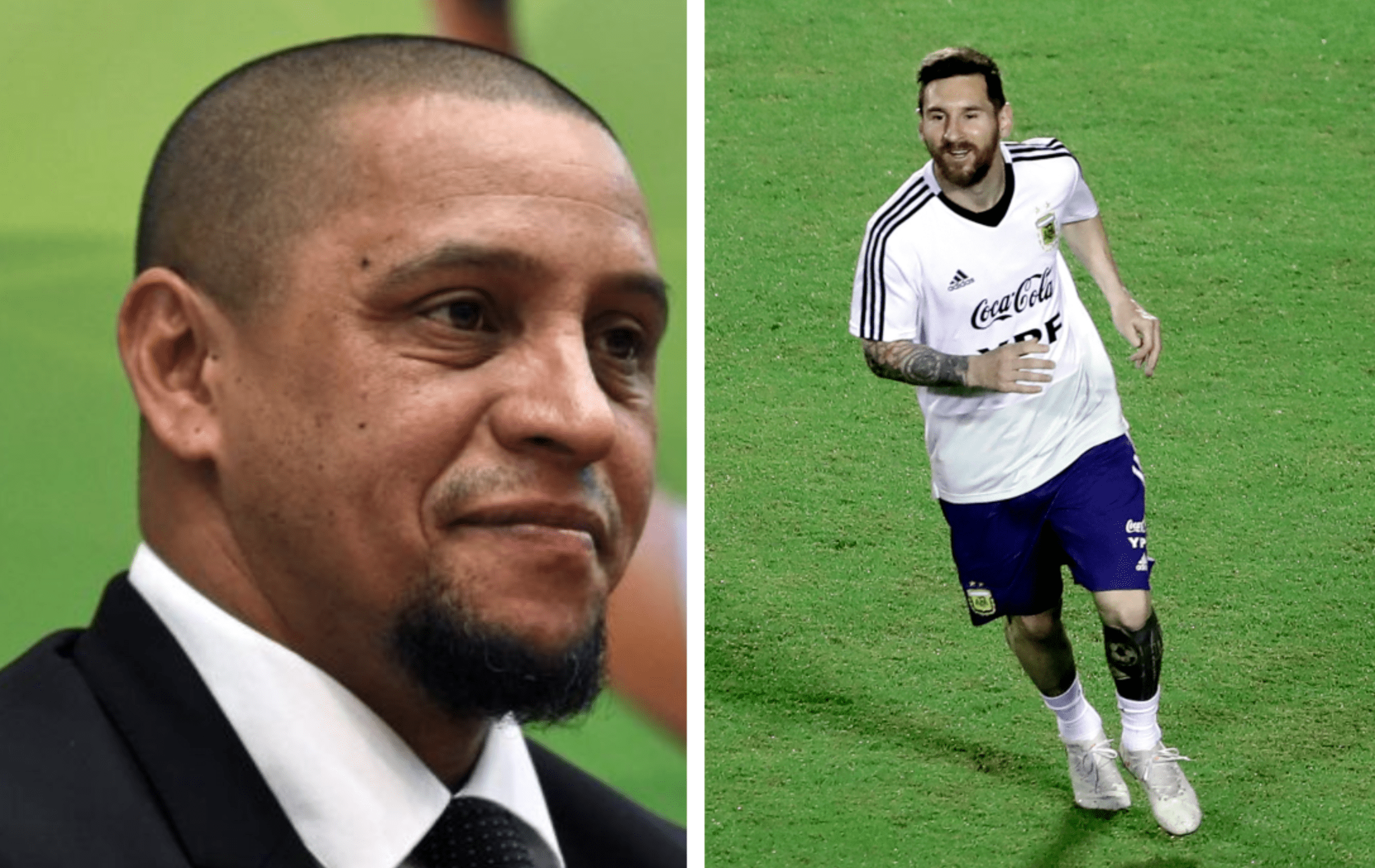 Roberto Carlos habló sobre su admiración a Lionel Messi. (Foto Prensa Libre: AFP)