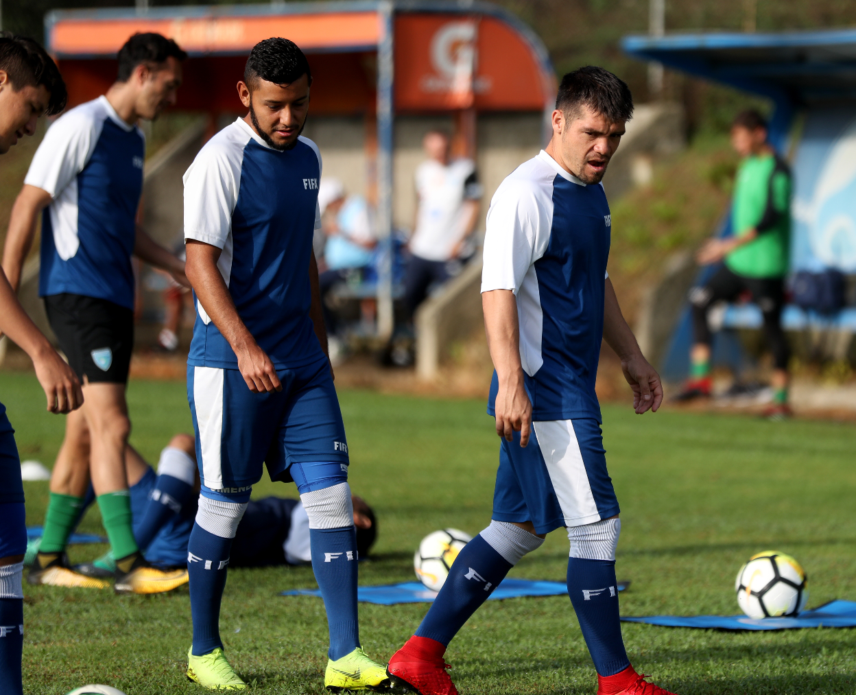 Edward Santeliz saldría como extremo en el equipo de Amarini Villatoro. (Foto Prensa Libre: Carlos Vicente)