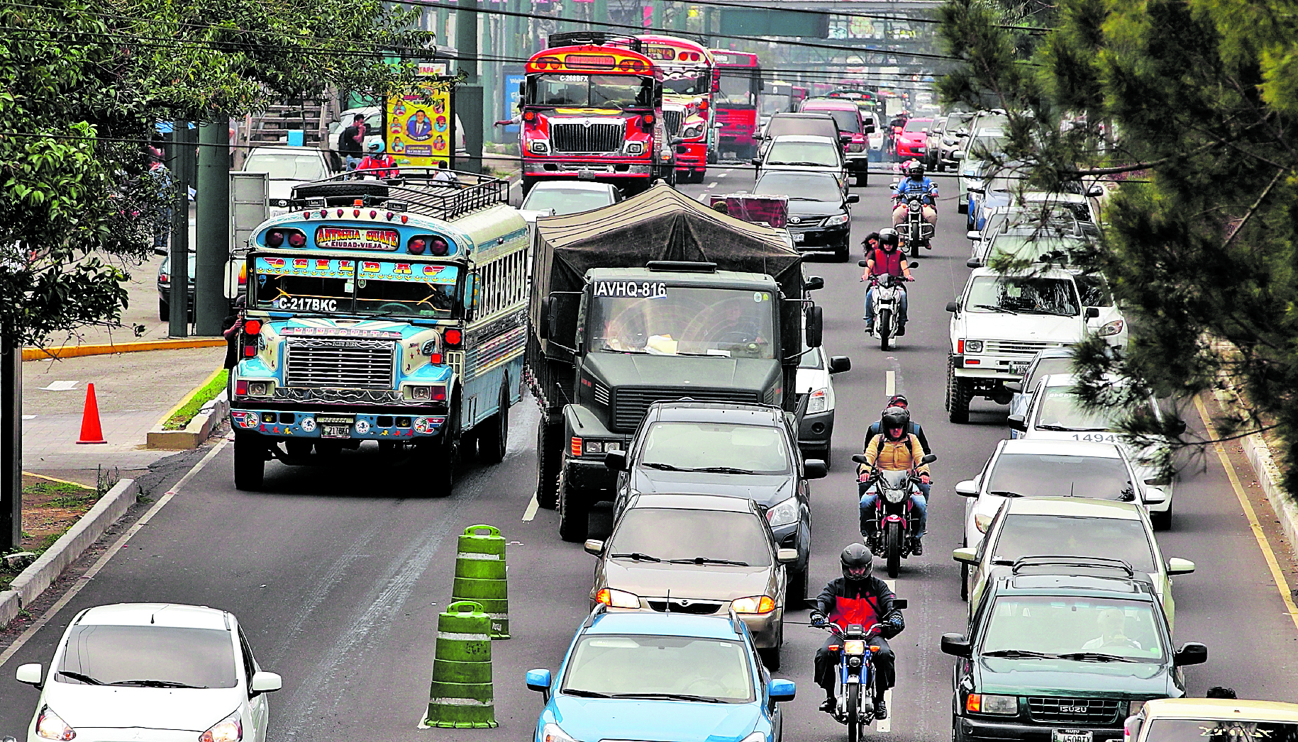 El 42% de los propietarios de vehículos han realizado el pago del ISCV, informó la SAT. (Foto Prensa Libre: Hemeroteca)