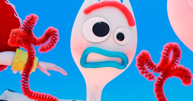 Forky es el nuevo personaje de Toy Story. (Foto Prensa Libre: Disney).