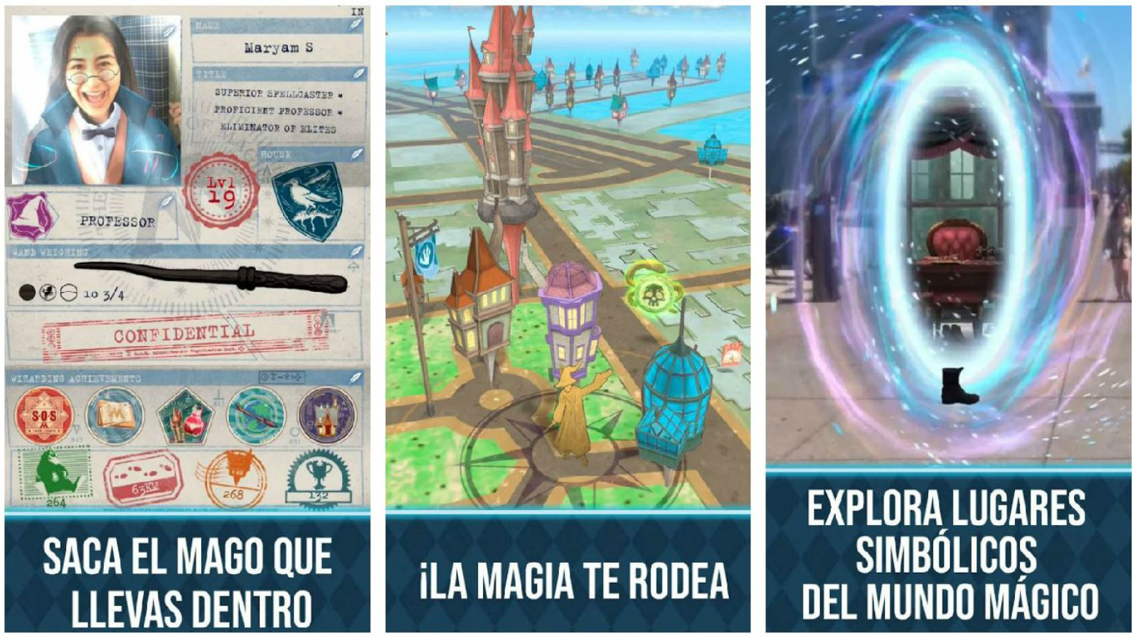 "Harry Potter Wizards Unite" es un videojuego de realidad aumentad. (Foto Prensa Libre: WizardsUnite.com)