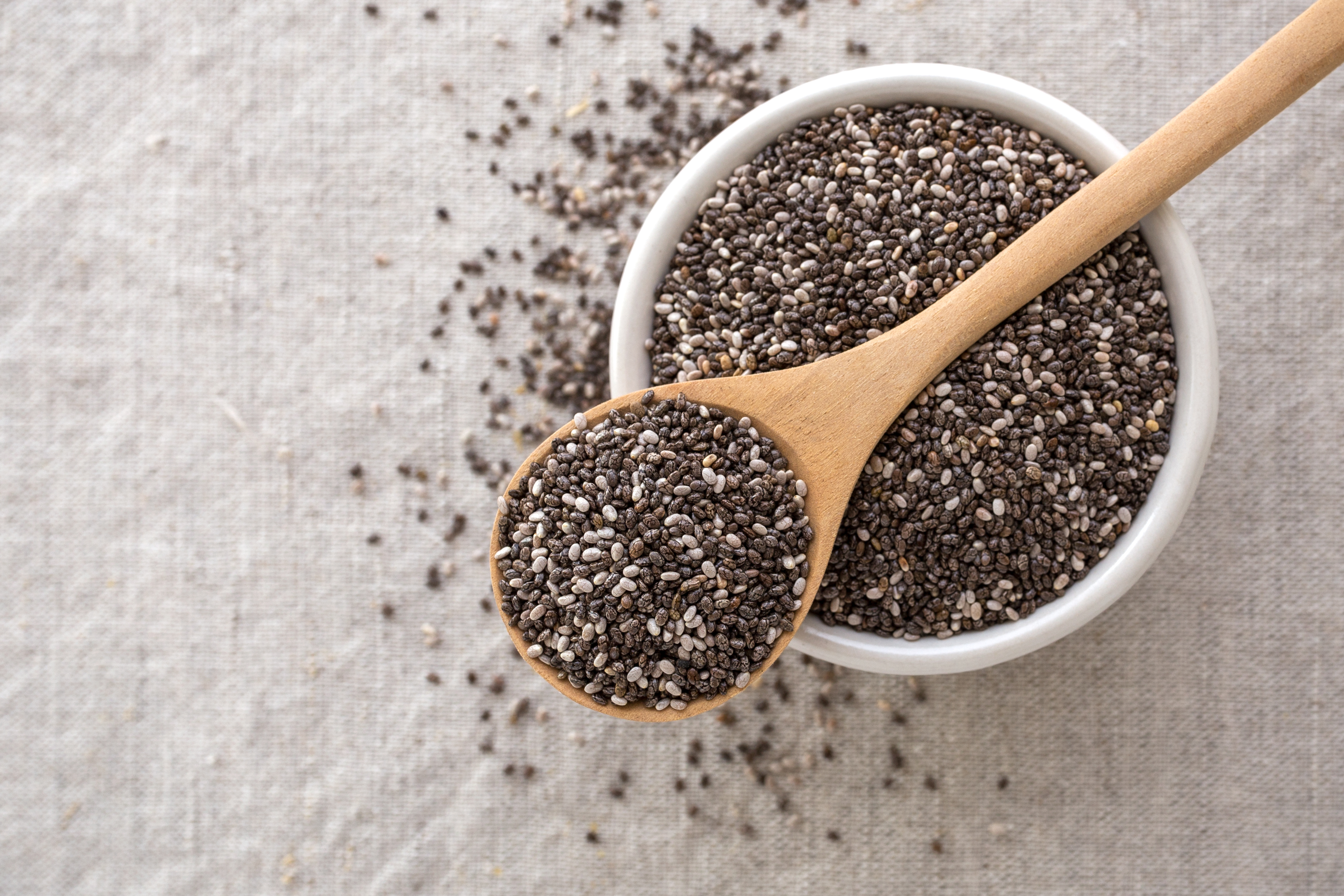 Las semillas de chía son una gran fuente de antioxidantes, por lo que ayudan a la pérdida de peso, a la salud digestiva y del corazón. (Foto Prensa Libre: Servicios/Shutterstock)