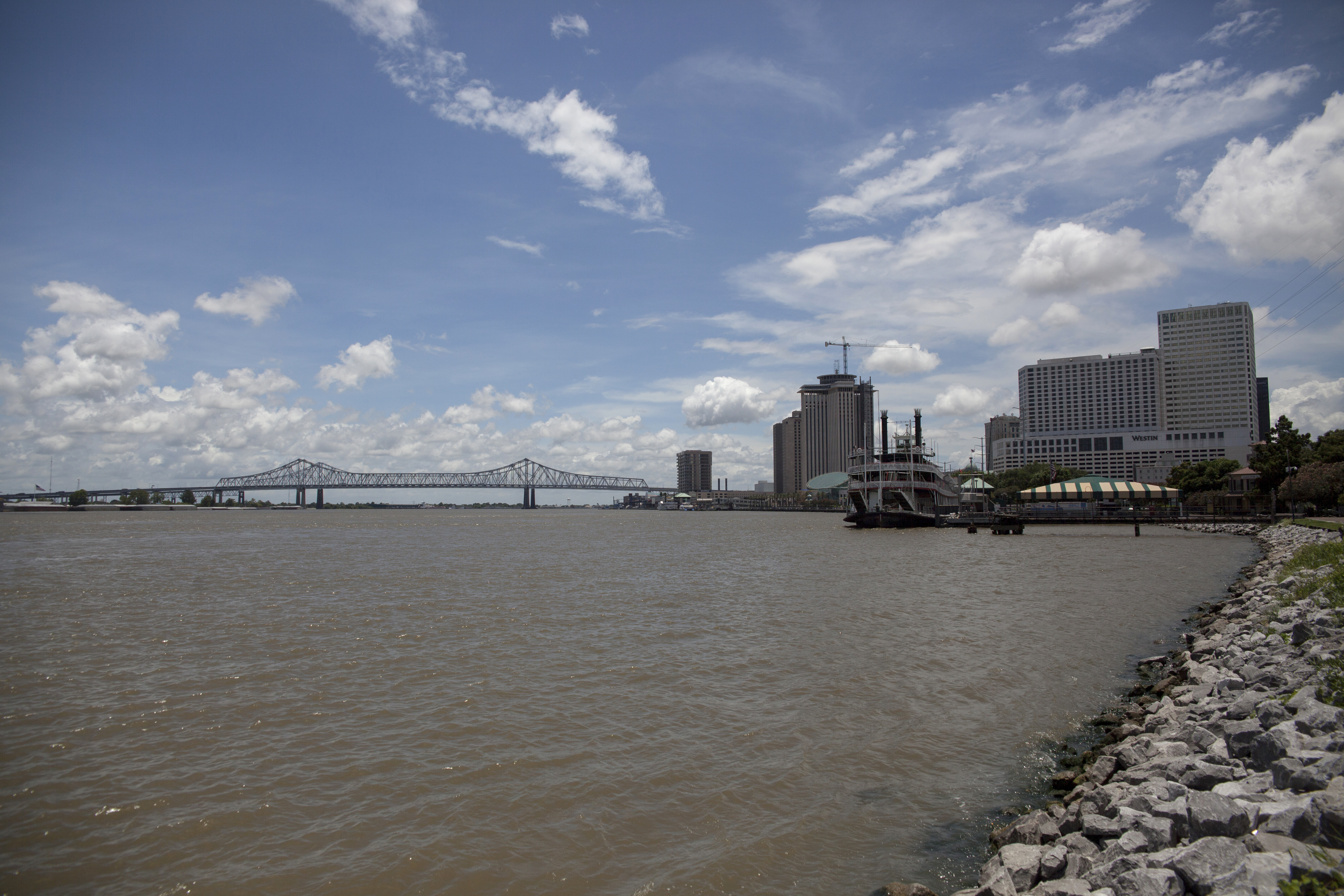 La tormenta tropical Barry amenaza con afectar Nueva Orleans. (Foto Prensa Libre: AFP)