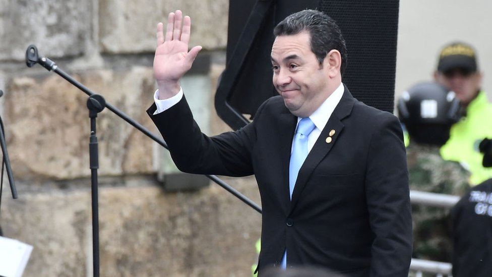 Jimmy Morales iba a viajar a Washington para firmar un acuerdo bilateral.