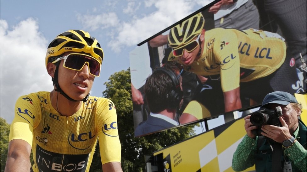 Egan Bernal, el ganador de la 106 edición del Tour de Francia.