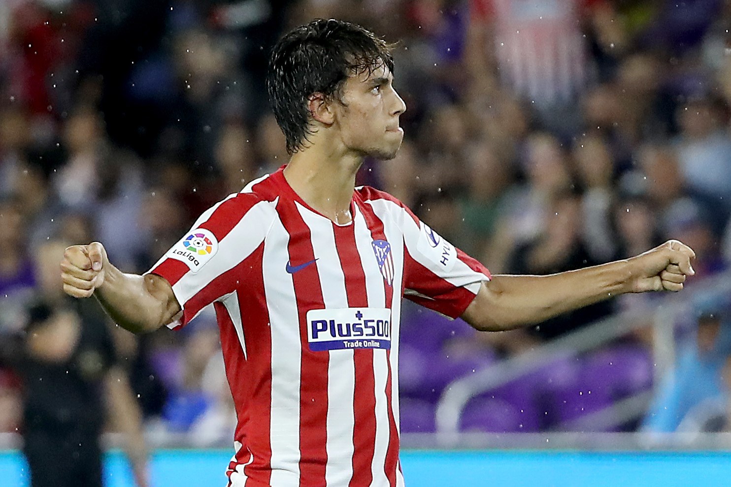 El portugués Joao Felix ha causado una gran sensación por su desempeño con el Atlético de Madrid. (Foto Prensa Libre: AFP) 