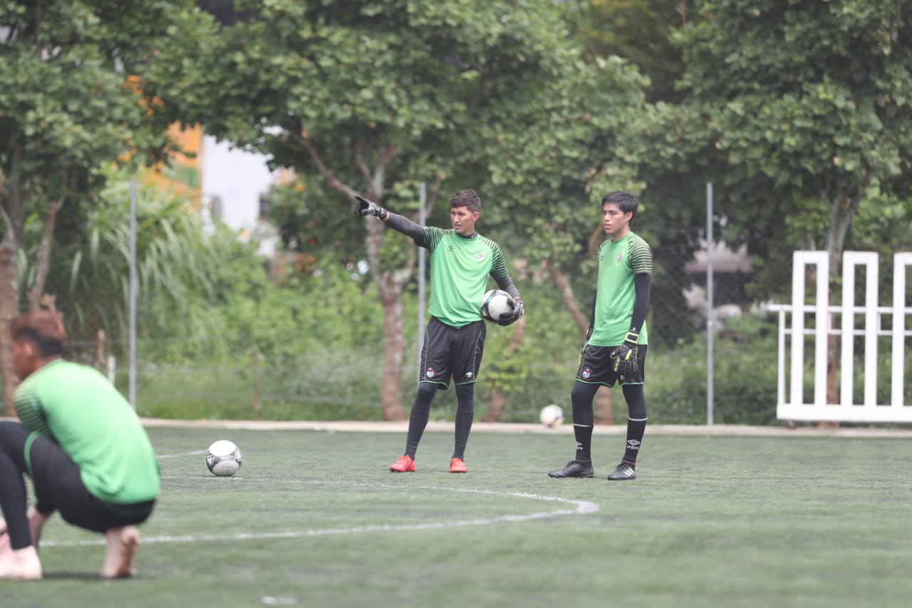 El portero Ábner Úbeda será el portero de Municipal en la Copa Premier Centroamericana. (Foto Prensa Libre: Francisco Sánchez)