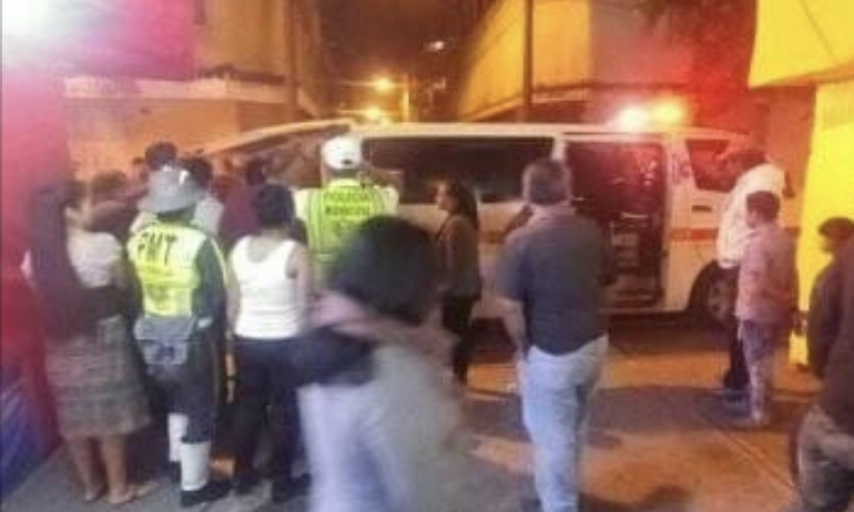 Los Bomberos Voluntarios acudieron al Cerrito del Carmen para auxiliar a un joven atacado con arma de fuego en la feria de dicho lugar. 