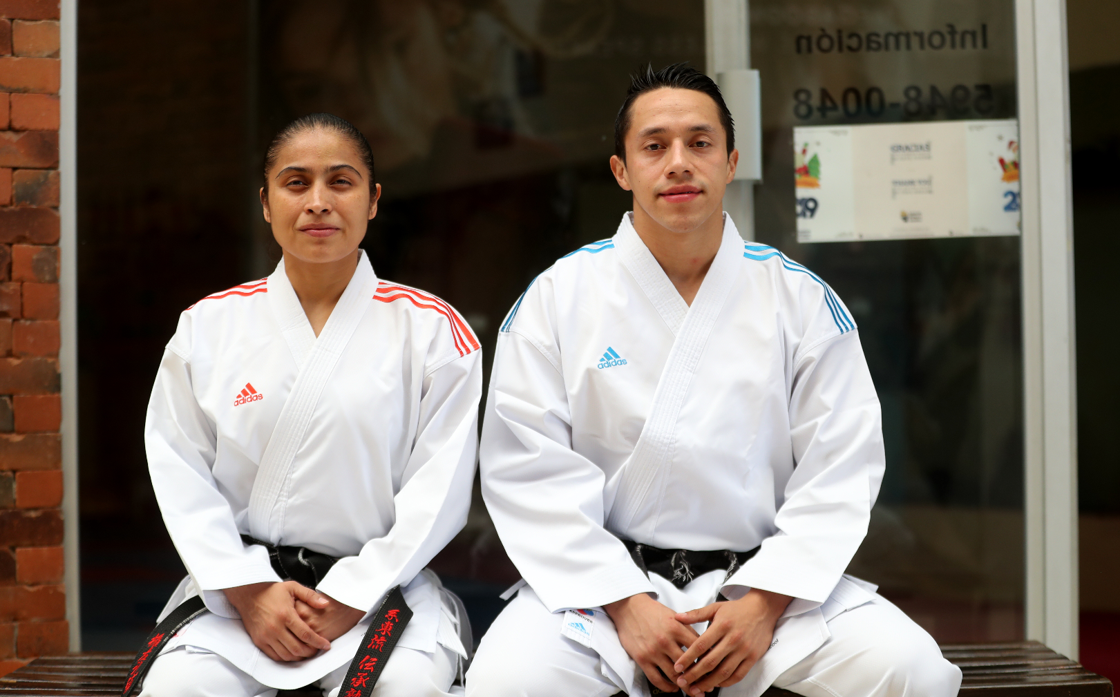 Cheili González y Allan Maldonado estarán en el tatami de los Juegos Panamericanos de Lima 2019. (Foto Prensa Libre: Carlos Vicente)