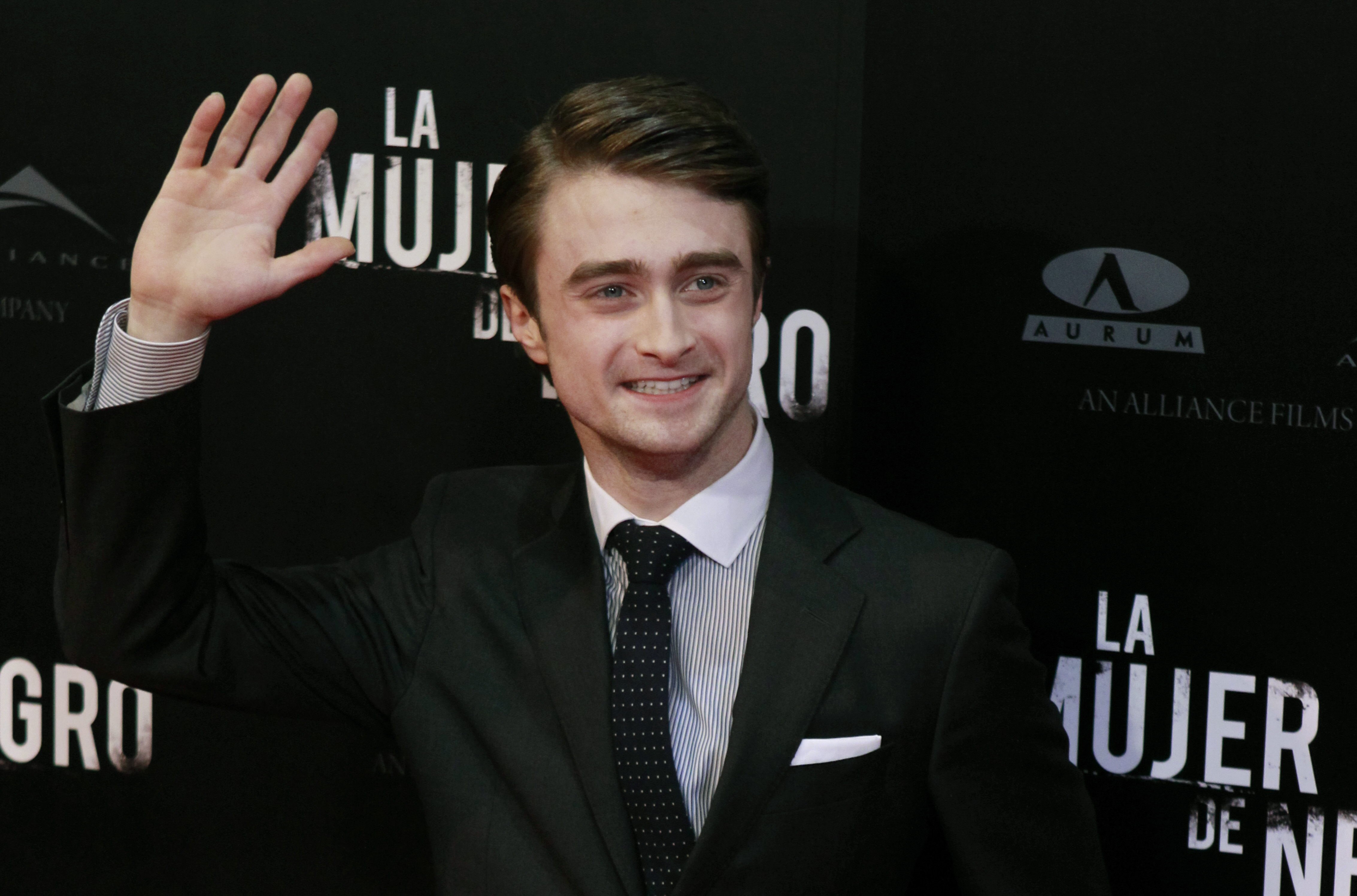 Gracias a las 8 películas de Harry Potter, Daniel Radcliffe es multimillonario.  (Foto Prensa Libre: EFE)