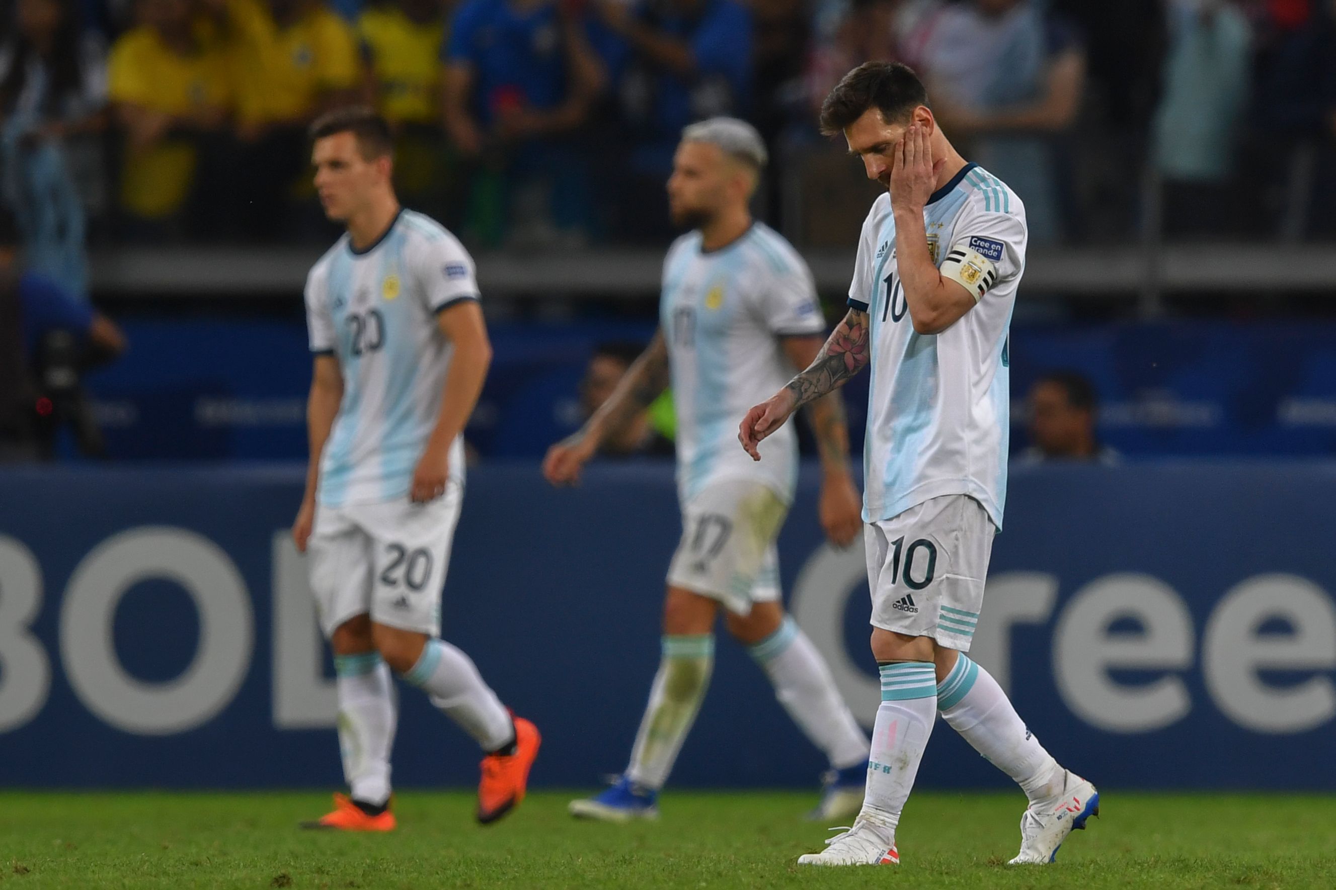 Lionel Messi y Argentina disputarán mañana el juego del tercer lugar contra Chile en la Copa América 2019 (Foto Prensa Libre: AFP)