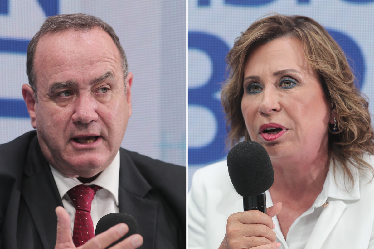 Alejandro Giammattei y Sandra Torres buscan ganar la Presidencia en los comicios del 11 de agosto.  (Foto Prensa Libre: Hemeroteca PL)