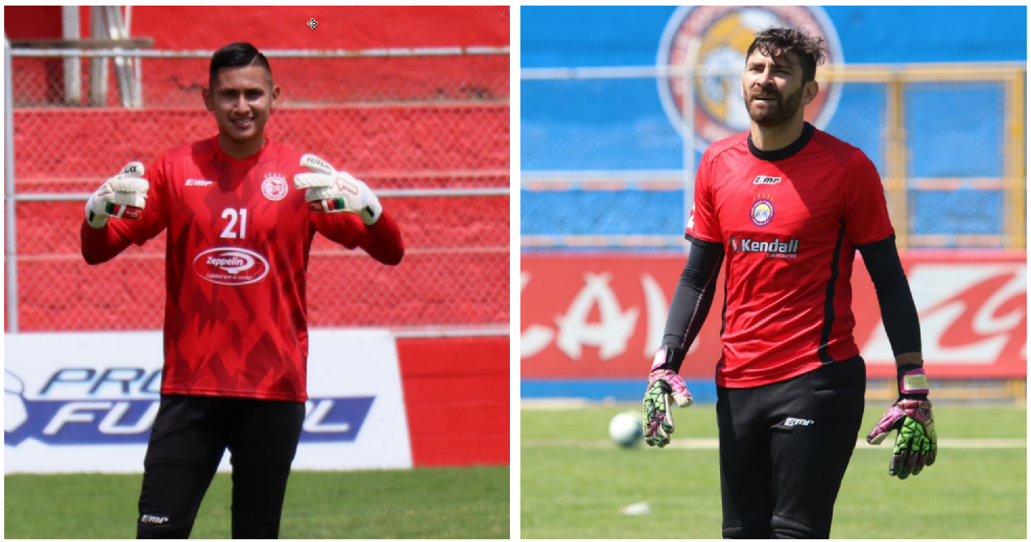 Los porteros José Carlos y Álvaro García, serán determinantes en el Apertura 2019 de Xelajú MC. (Foto Prensa Libre: Raúl Juárez)