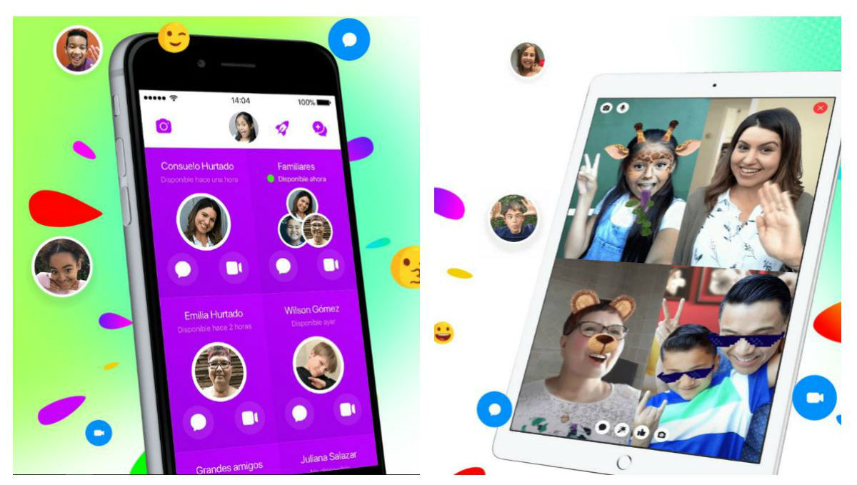 Messenger Kids de Facebook permitió a los niños enviar mensajes a personas que no habían sido aprobadas por sus padres. (Foto Prensa Libre: messengerkids.com)