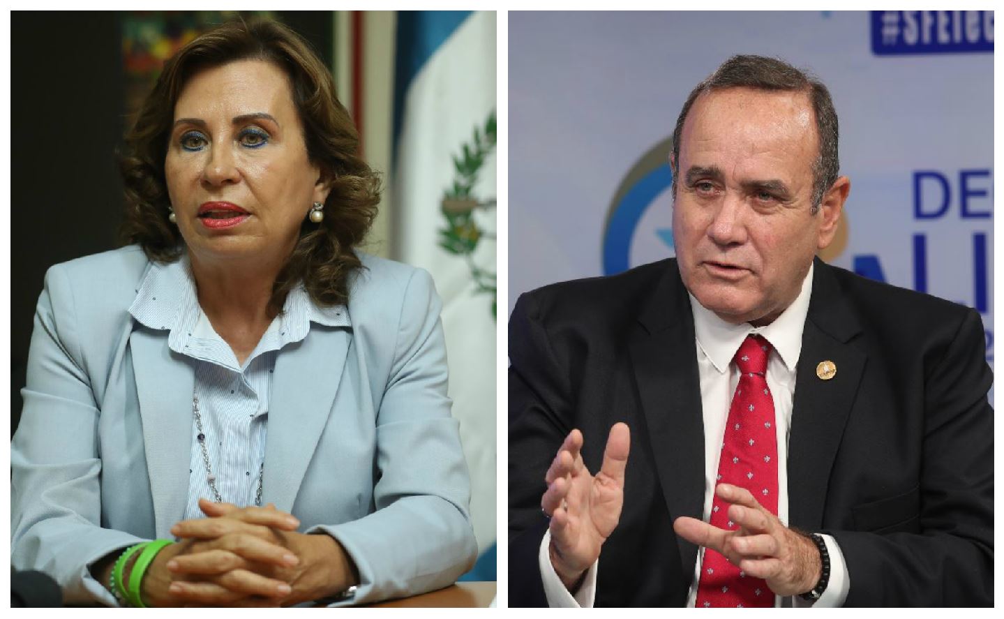 El nuevo presidente de Guatemala se definirá el 11 de agosto entre Sandra Torres, presidenciable de la Une, y  Alejandro Giammattei de Vamos. (Foto Prensa Libre: Hemeroteca PL)