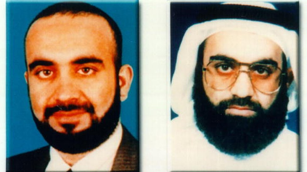 Derechos de autor de la imagenGETTY IMAGES
Image caption
Khalid Sheikh Mohammad fue capturado por primera vez en Pakistán en 2003. GETTY IMAGES