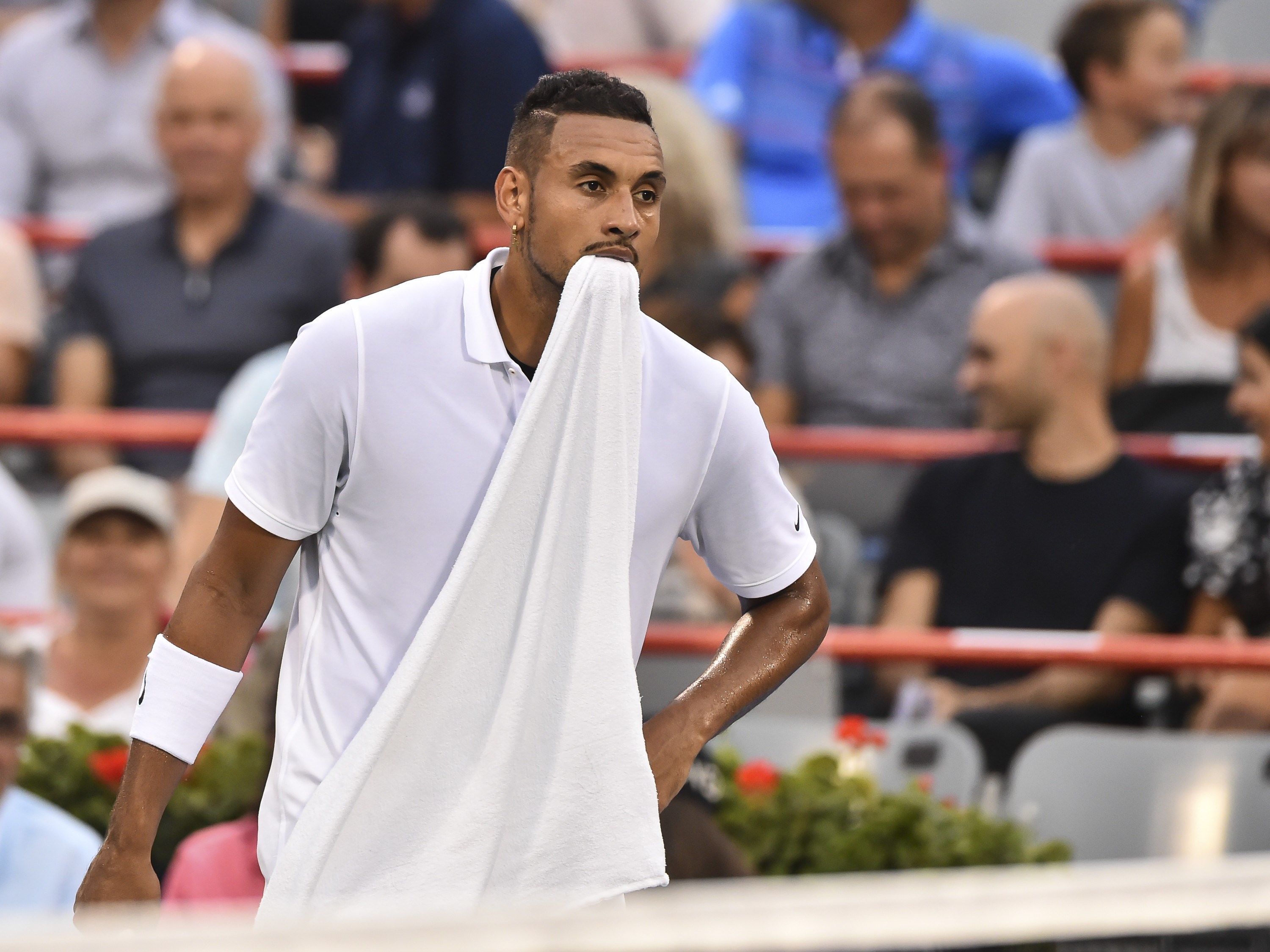 El tenista Nick Kyrgios siempre ha sido controversial en sus presentaciones. (Foto Prensa Libre: AFP)