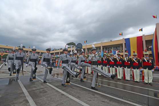 Una de las presentaciones más aclamadas fue la del colegio La Preparatoria. Foto Prensa Libre: Óscar Rivas