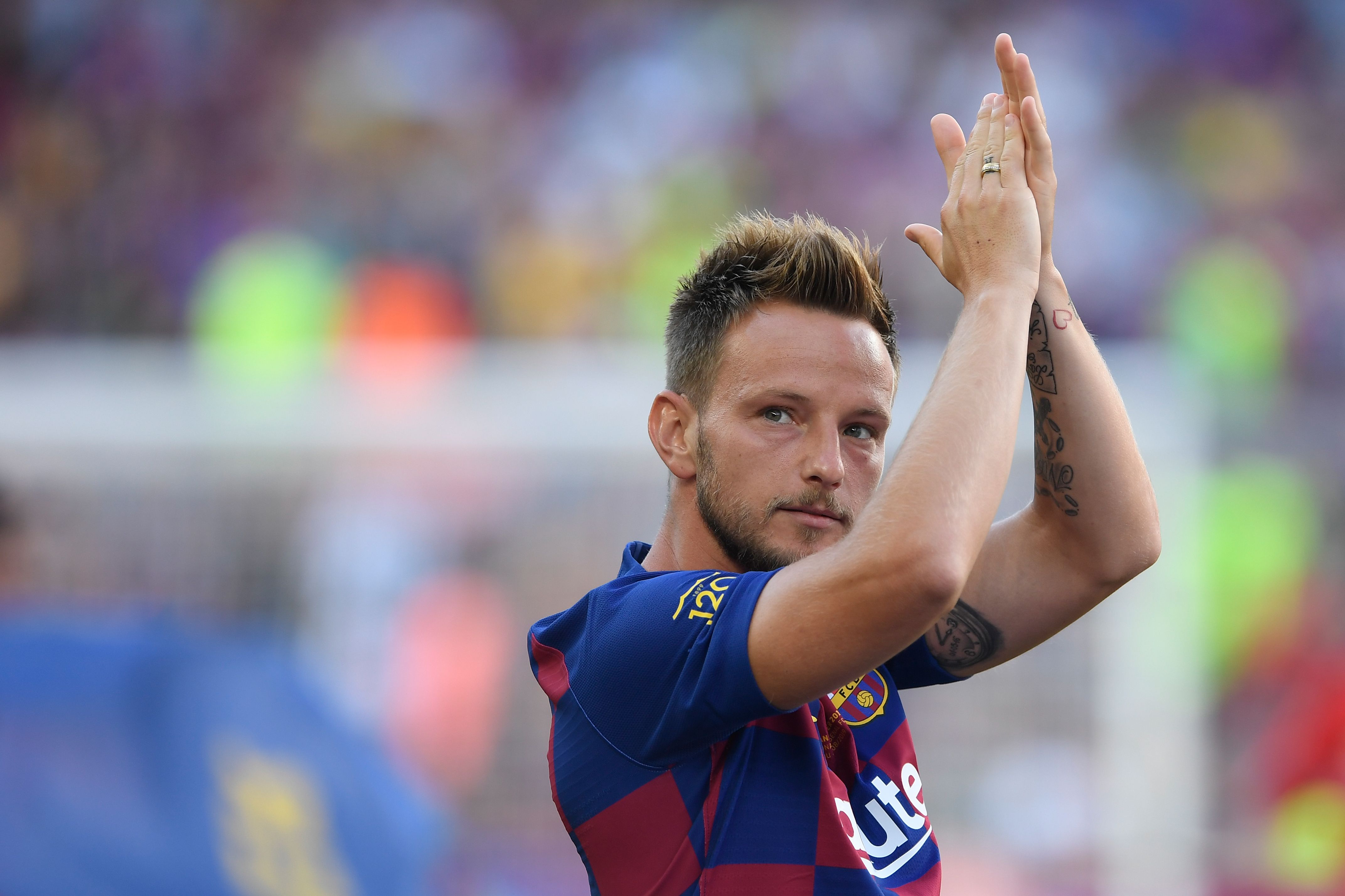  Ivan Rakitic  se siente cómodo en el FC Barcelona. (Foto Prensa Libre: AFP)